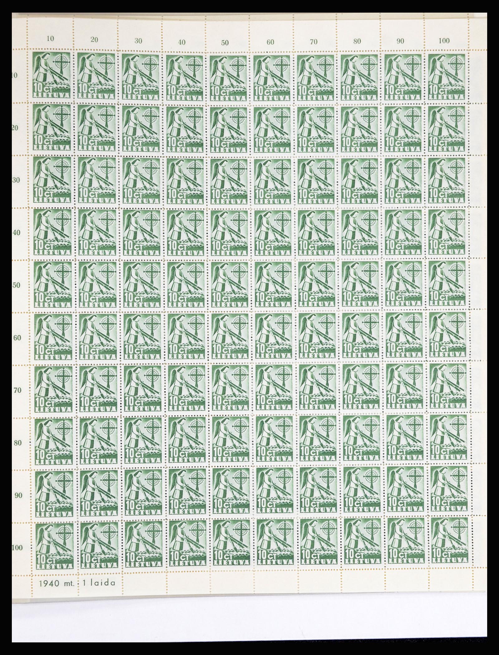 36881 048 - Stamp collection 36881 Baltic States 1919-1940.
