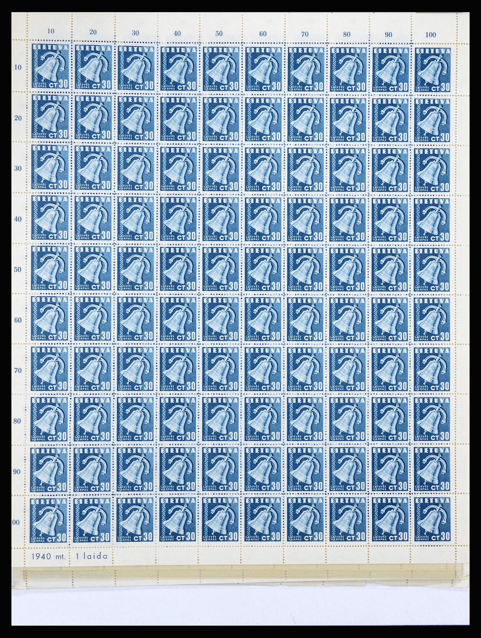 36881 062 - Stamp collection 36881 Baltic States 1919-1940.