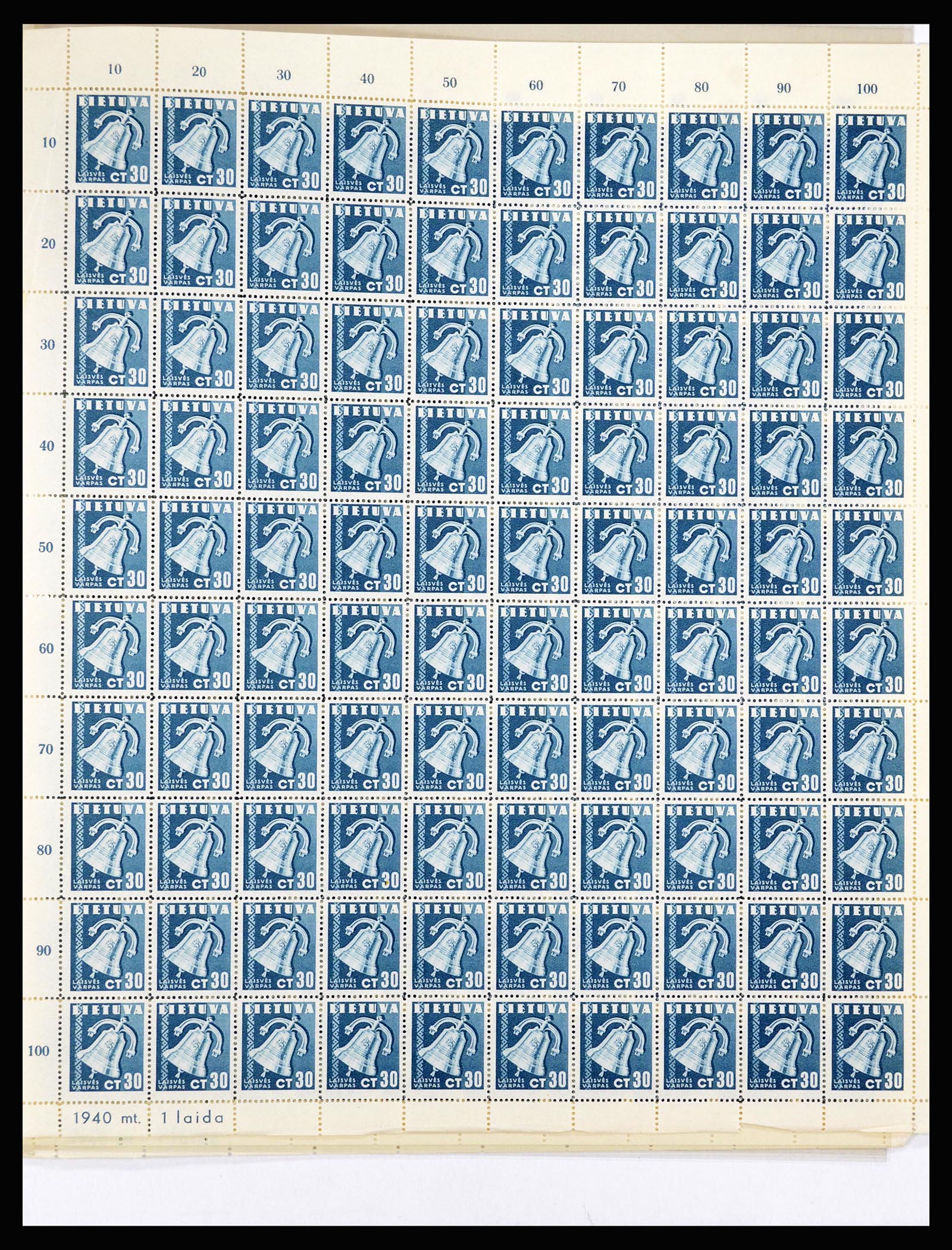 36881 069 - Stamp collection 36881 Baltic States 1919-1940.