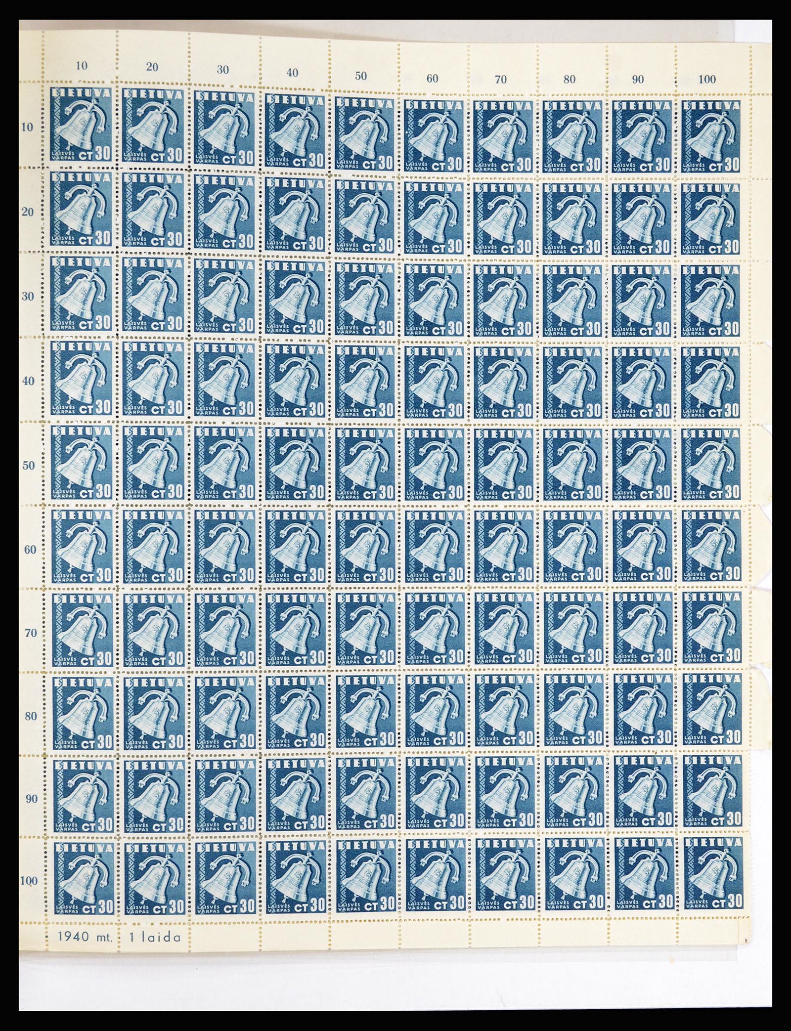 36881 071 - Stamp collection 36881 Baltic States 1919-1940.