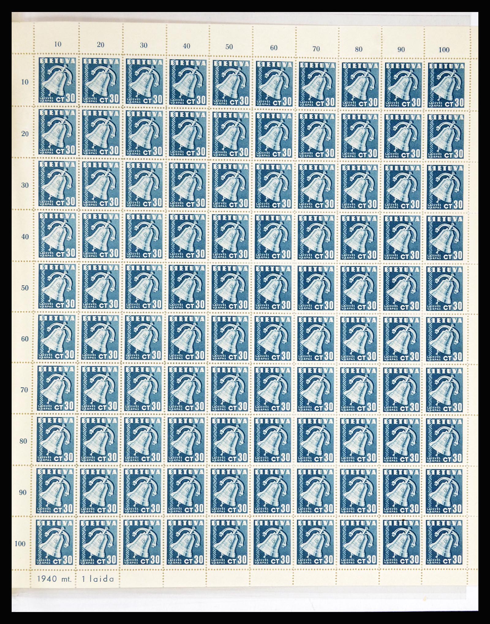 36881 072 - Stamp collection 36881 Baltic States 1919-1940.
