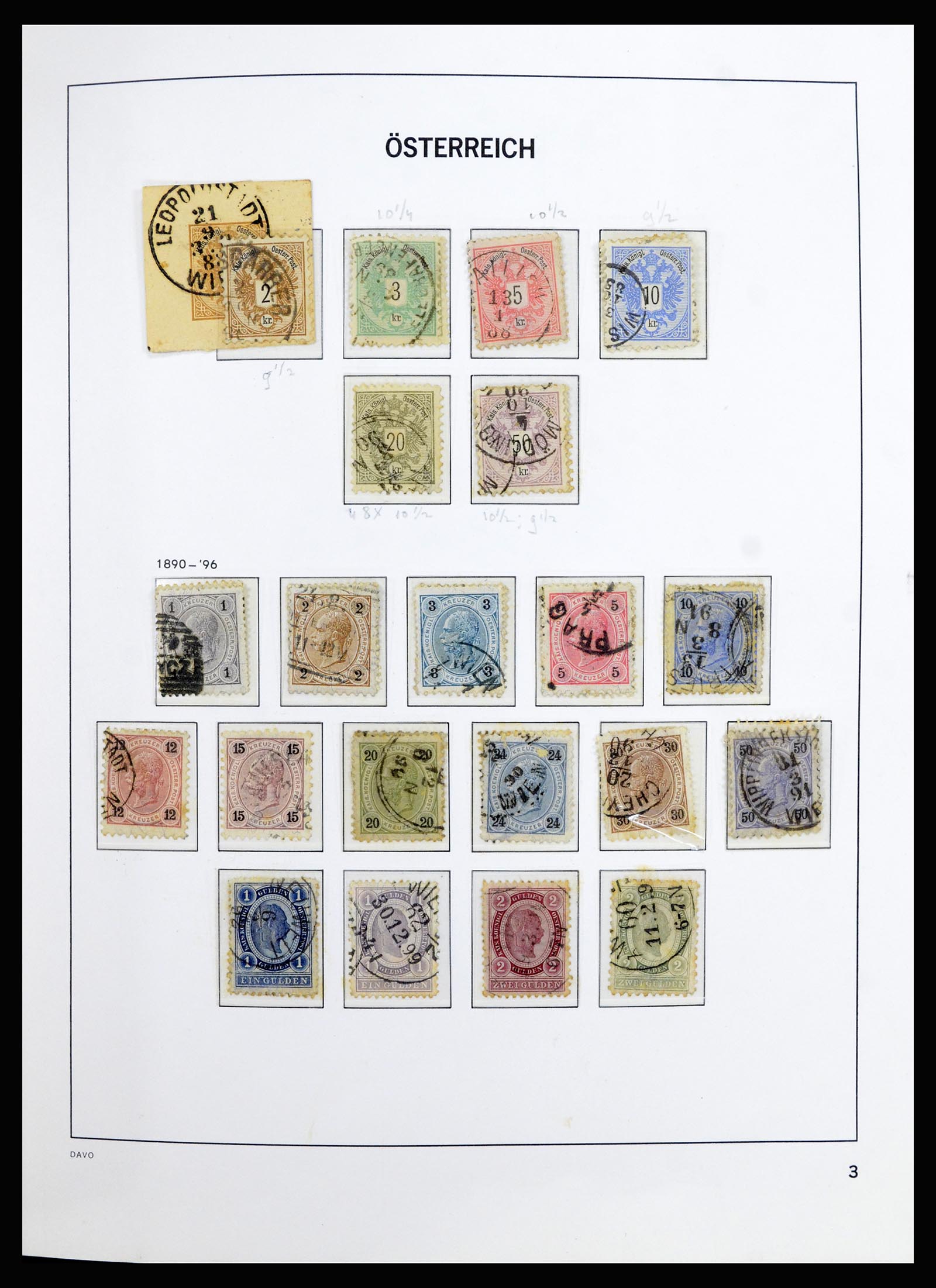 36885 004 - Postzegelverzameling 36885 Oostenrijk 1850-2001.