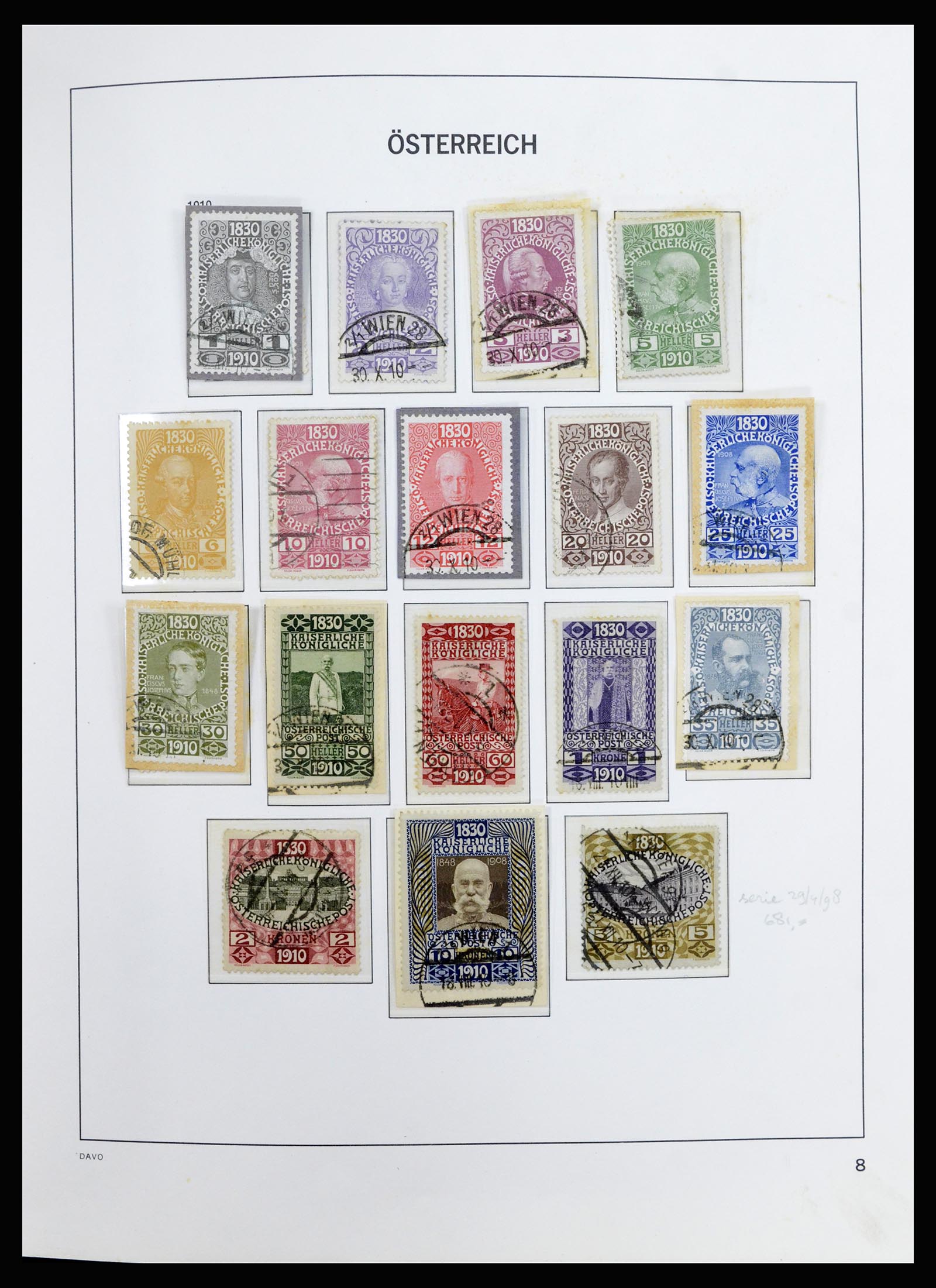 36885 009 - Postzegelverzameling 36885 Oostenrijk 1850-2001.