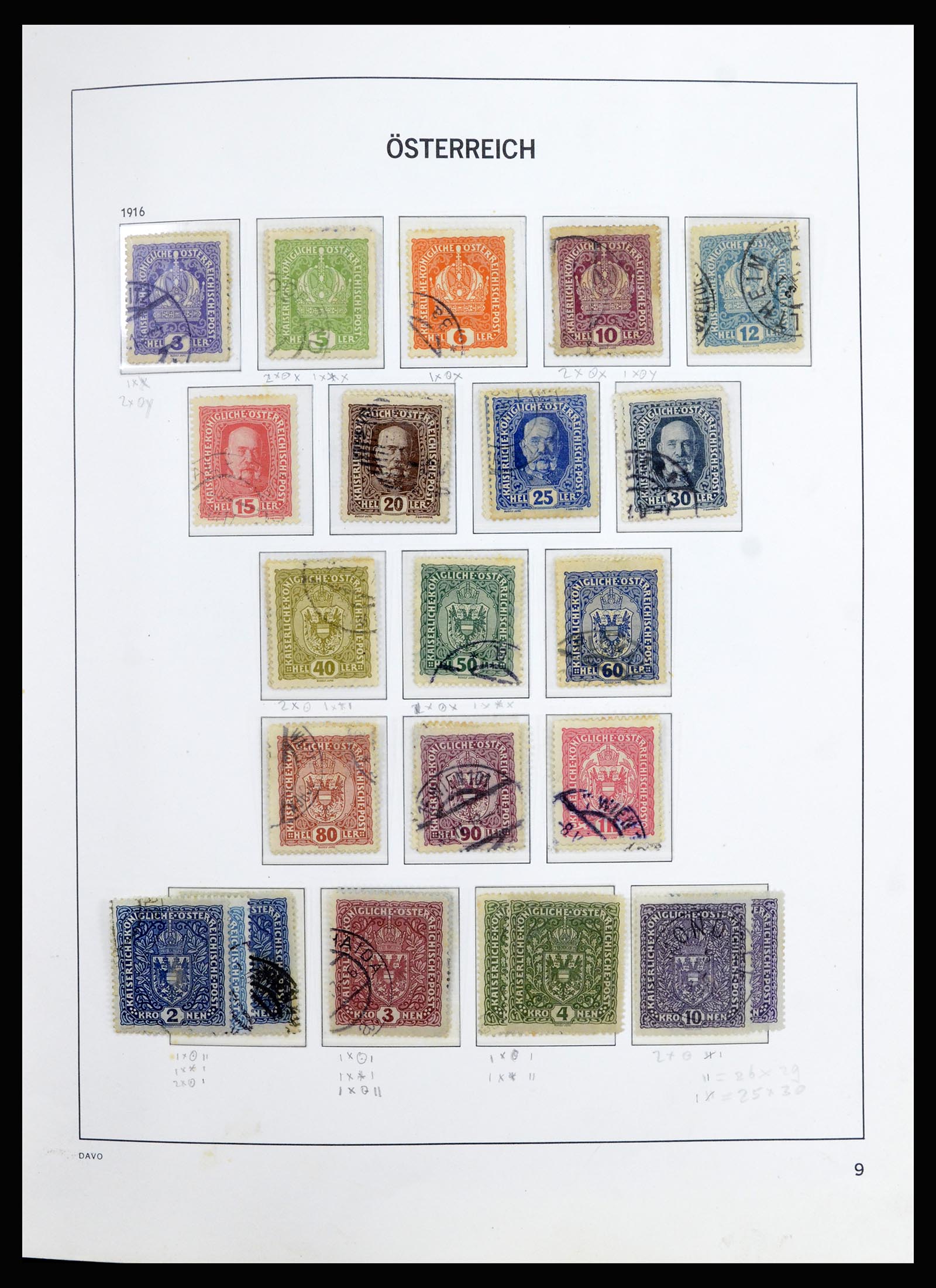 36885 010 - Postzegelverzameling 36885 Oostenrijk 1850-2001.