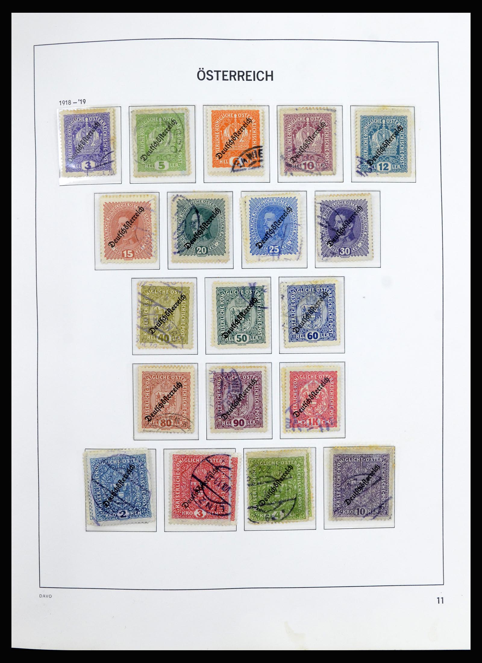 36885 013 - Postzegelverzameling 36885 Oostenrijk 1850-2001.