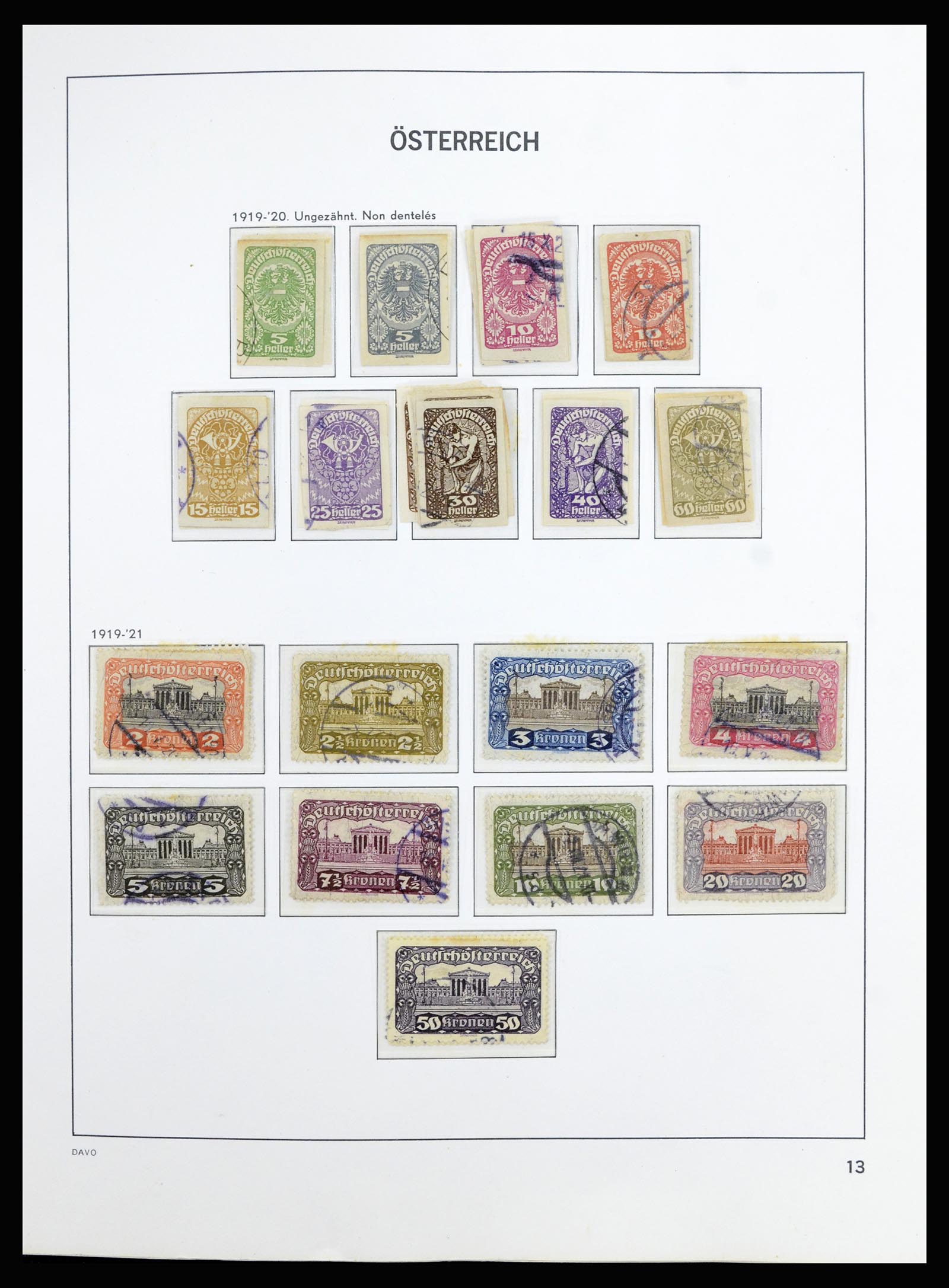 36885 015 - Postzegelverzameling 36885 Oostenrijk 1850-2001.