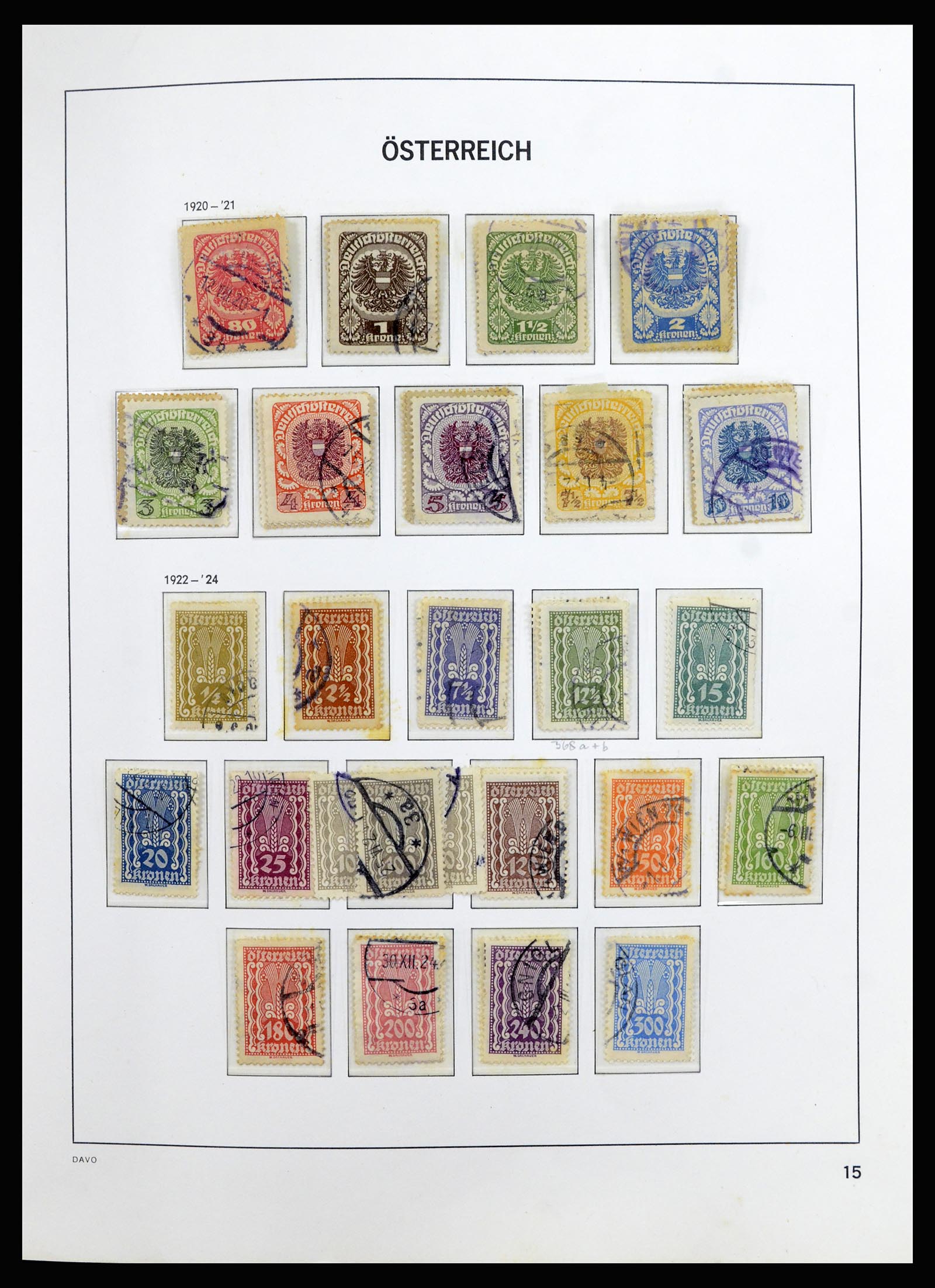 36885 018 - Stamp collection 36885 Austria 1850-2001.