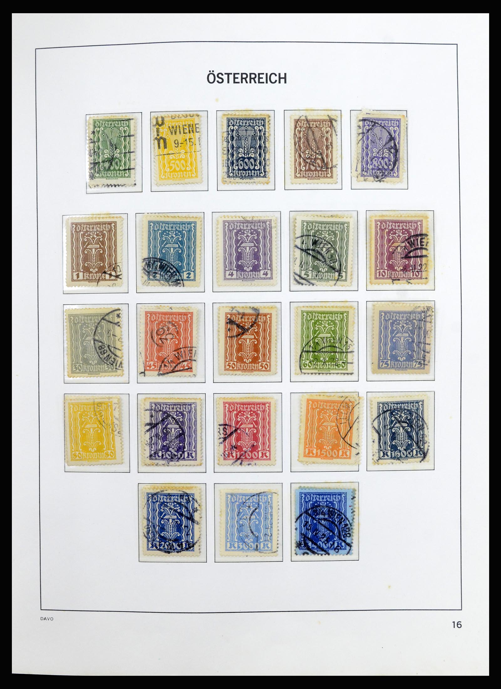 36885 019 - Postzegelverzameling 36885 Oostenrijk 1850-2001.