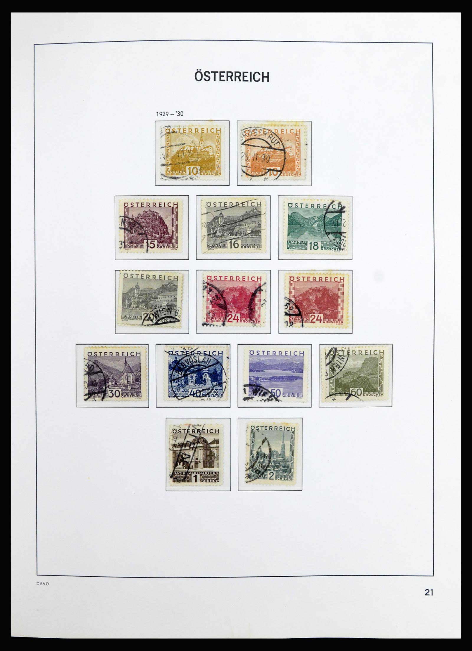 36885 024 - Postzegelverzameling 36885 Oostenrijk 1850-2001.