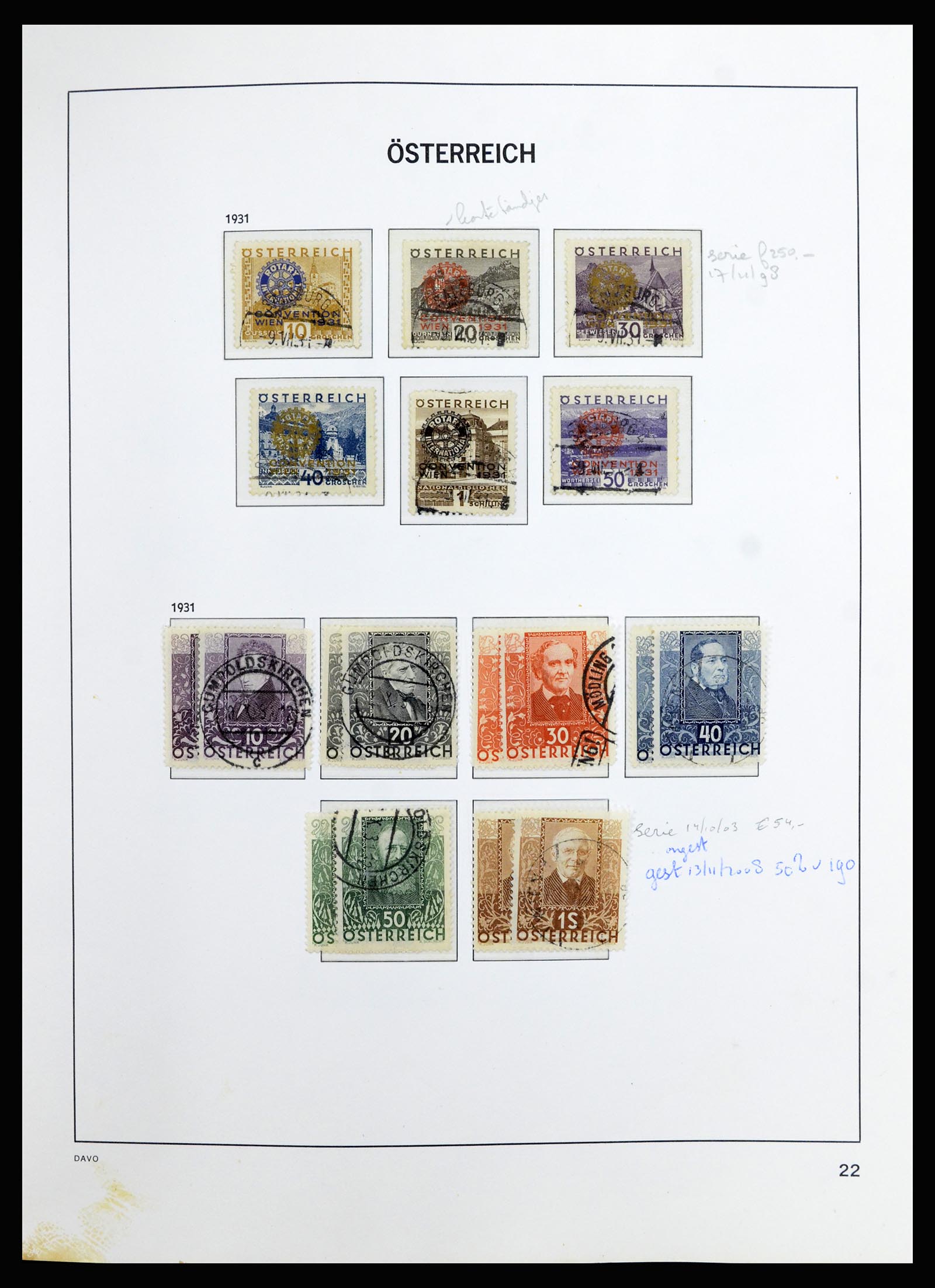 36885 025 - Postzegelverzameling 36885 Oostenrijk 1850-2001.