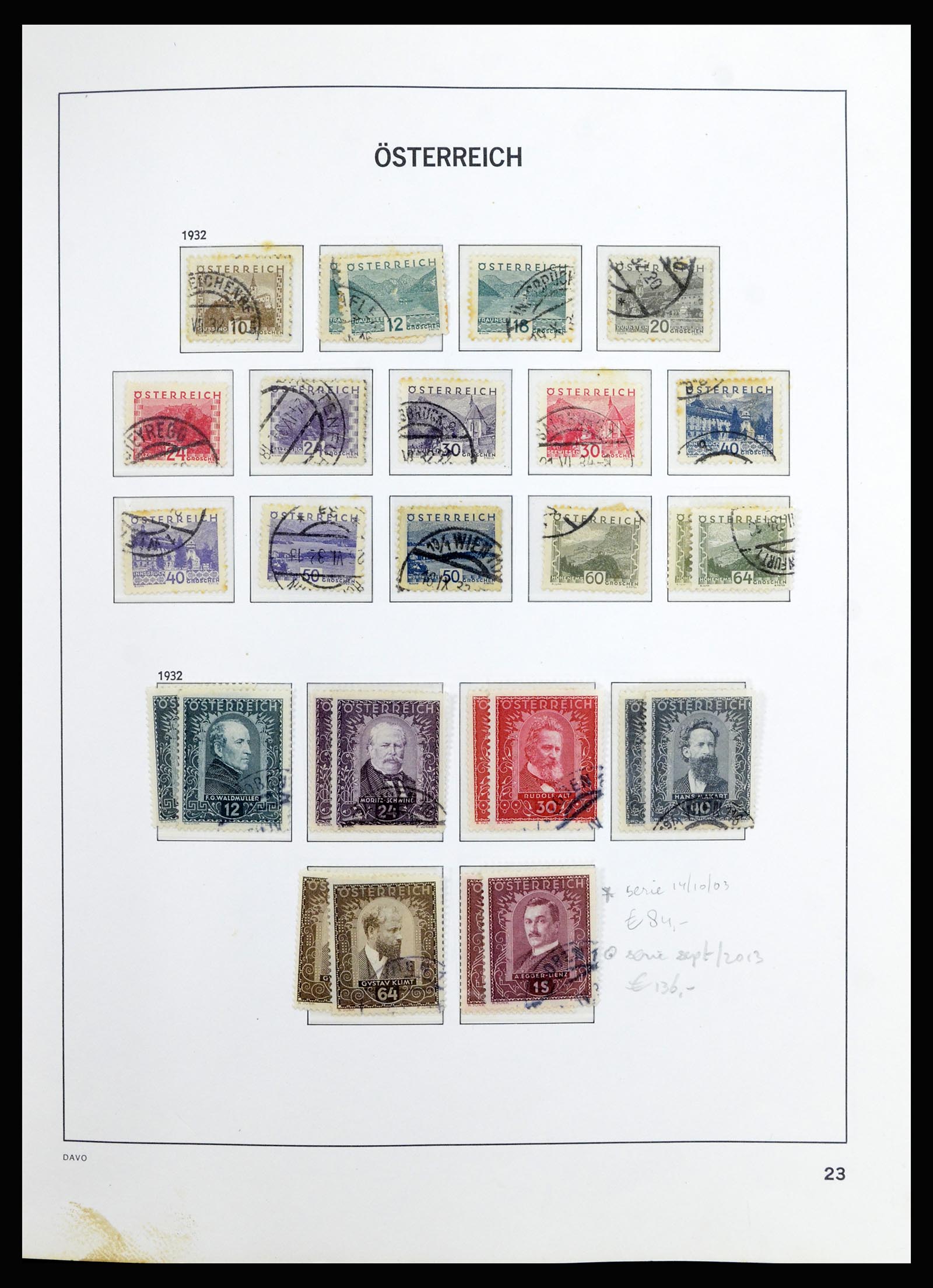 36885 026 - Stamp collection 36885 Austria 1850-2001.