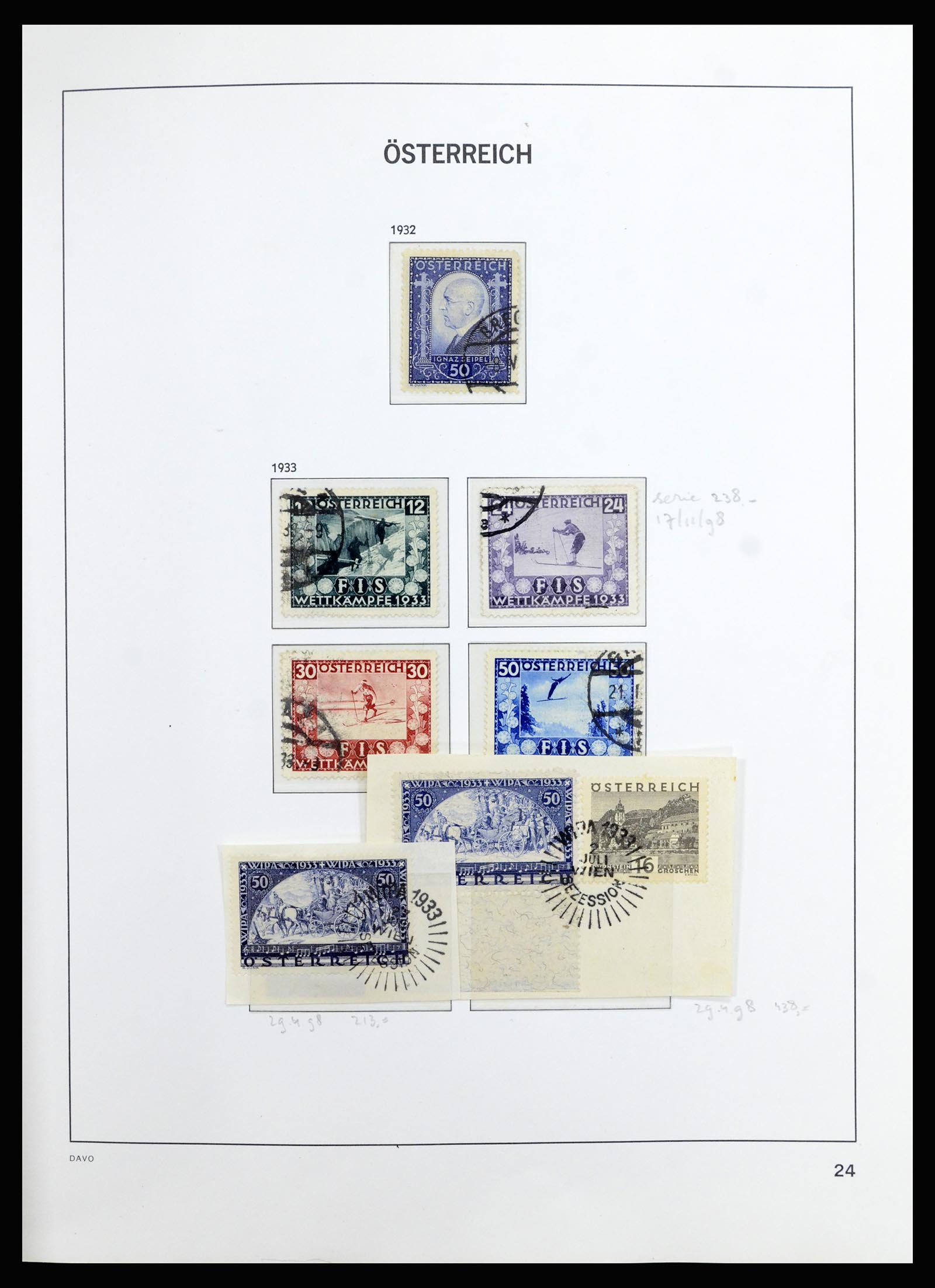 36885 027 - Postzegelverzameling 36885 Oostenrijk 1850-2001.