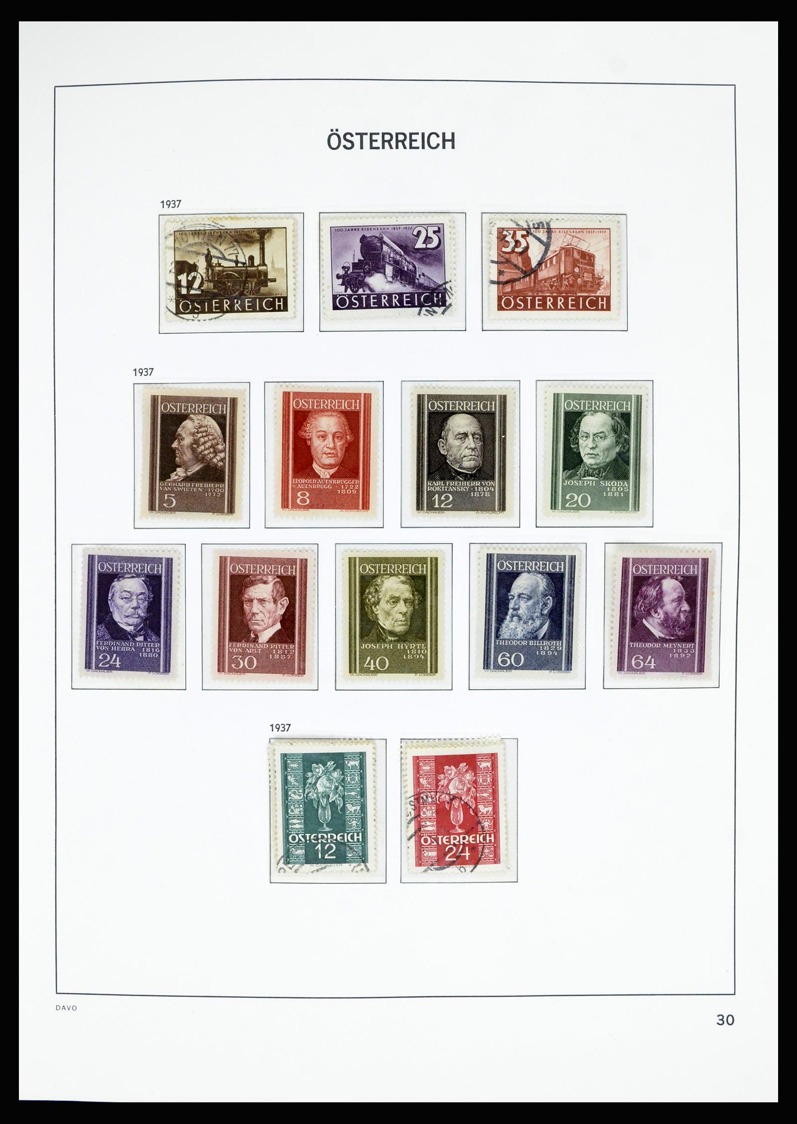 36885 033 - Postzegelverzameling 36885 Oostenrijk 1850-2001.