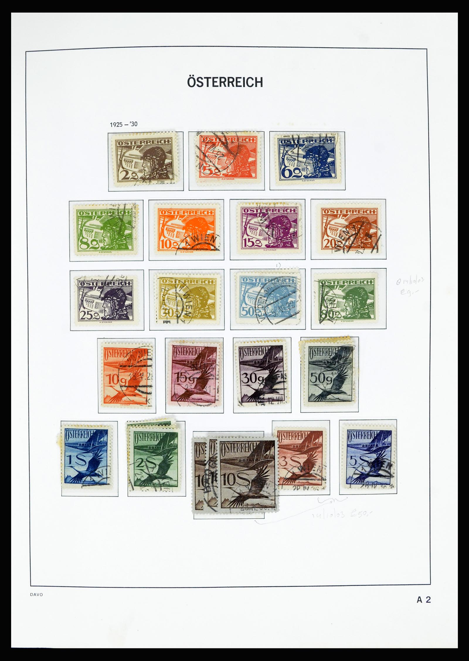 36885 035 - Stamp collection 36885 Austria 1850-2001.