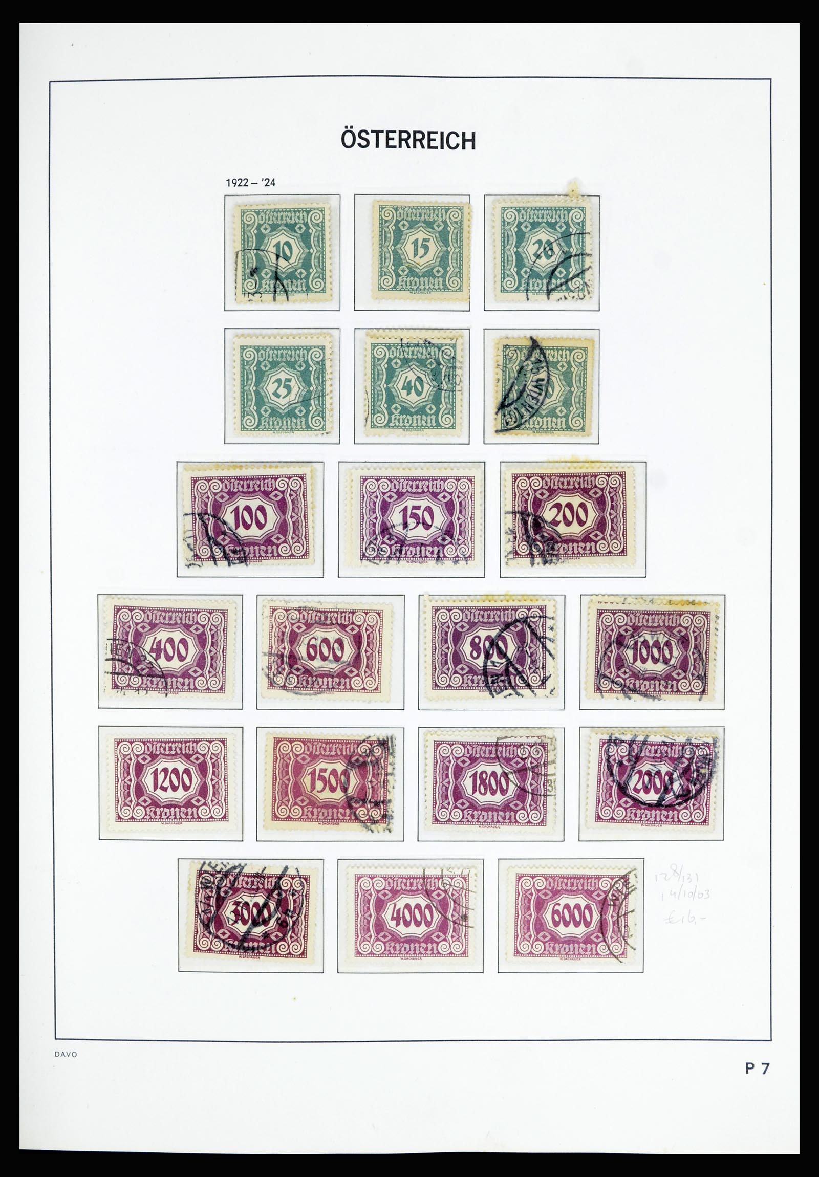 36885 050 - Stamp collection 36885 Austria 1850-2001.