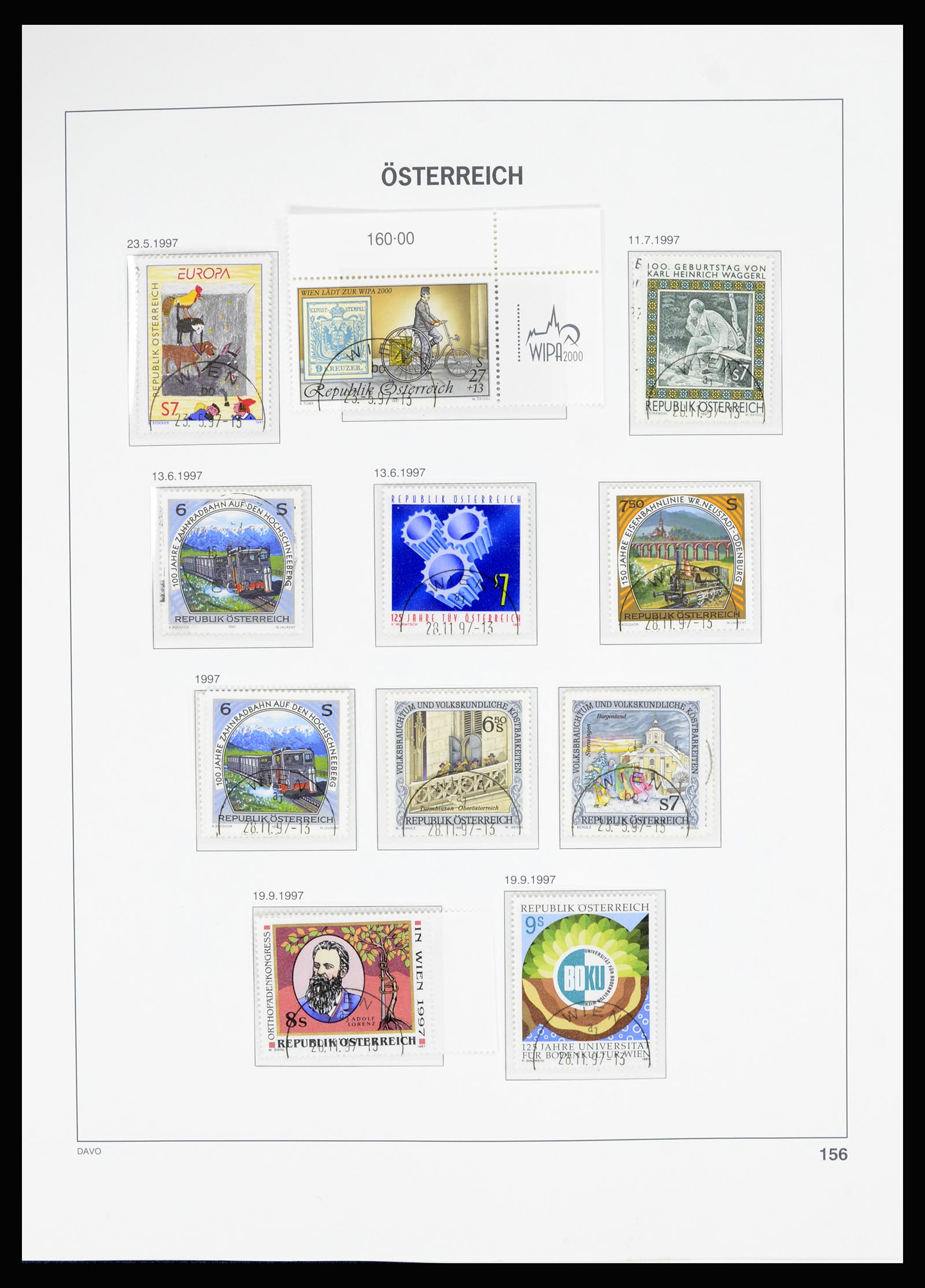 36885 221 - Postzegelverzameling 36885 Oostenrijk 1850-2001.