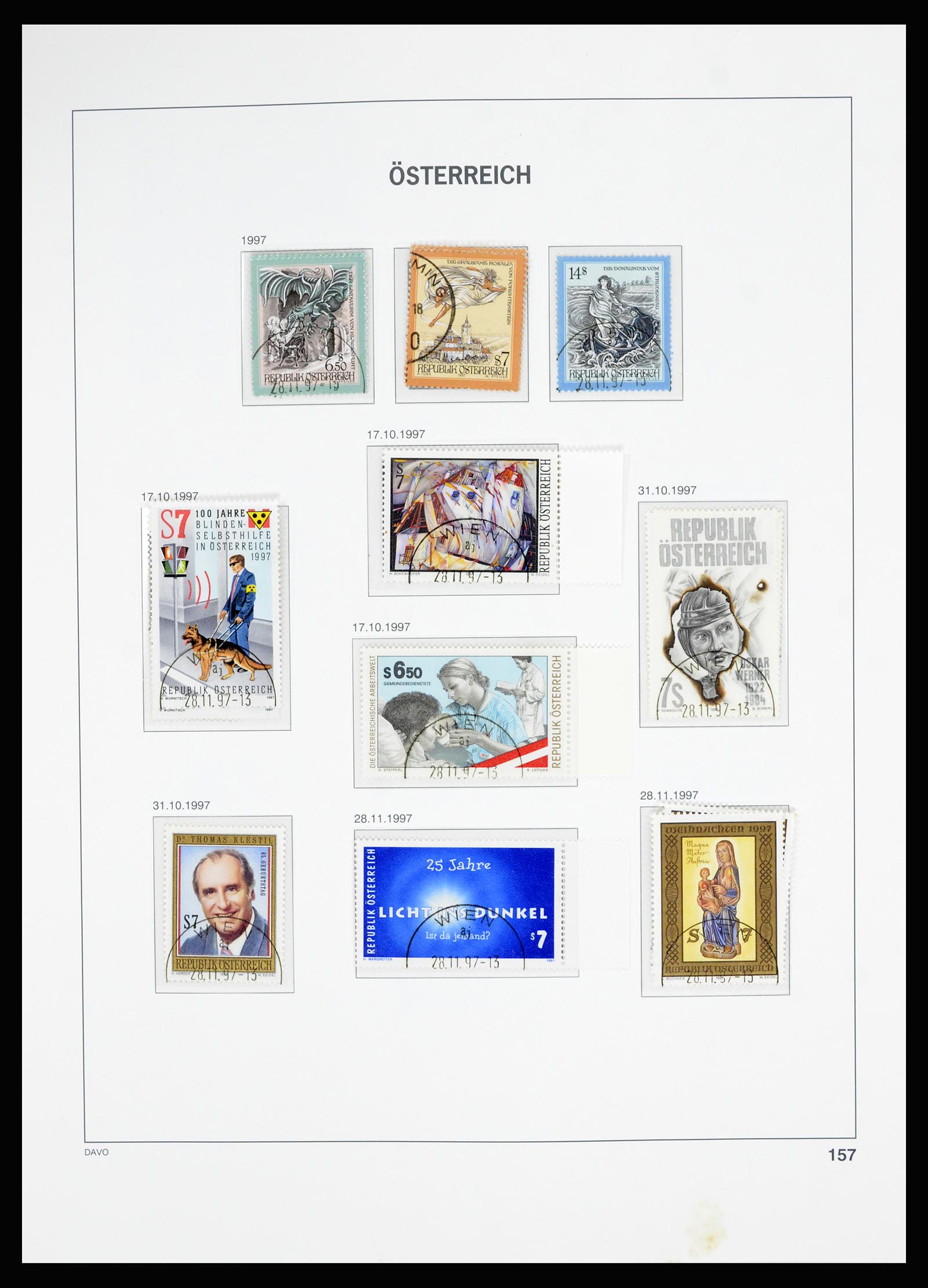 36885 222 - Postzegelverzameling 36885 Oostenrijk 1850-2001.
