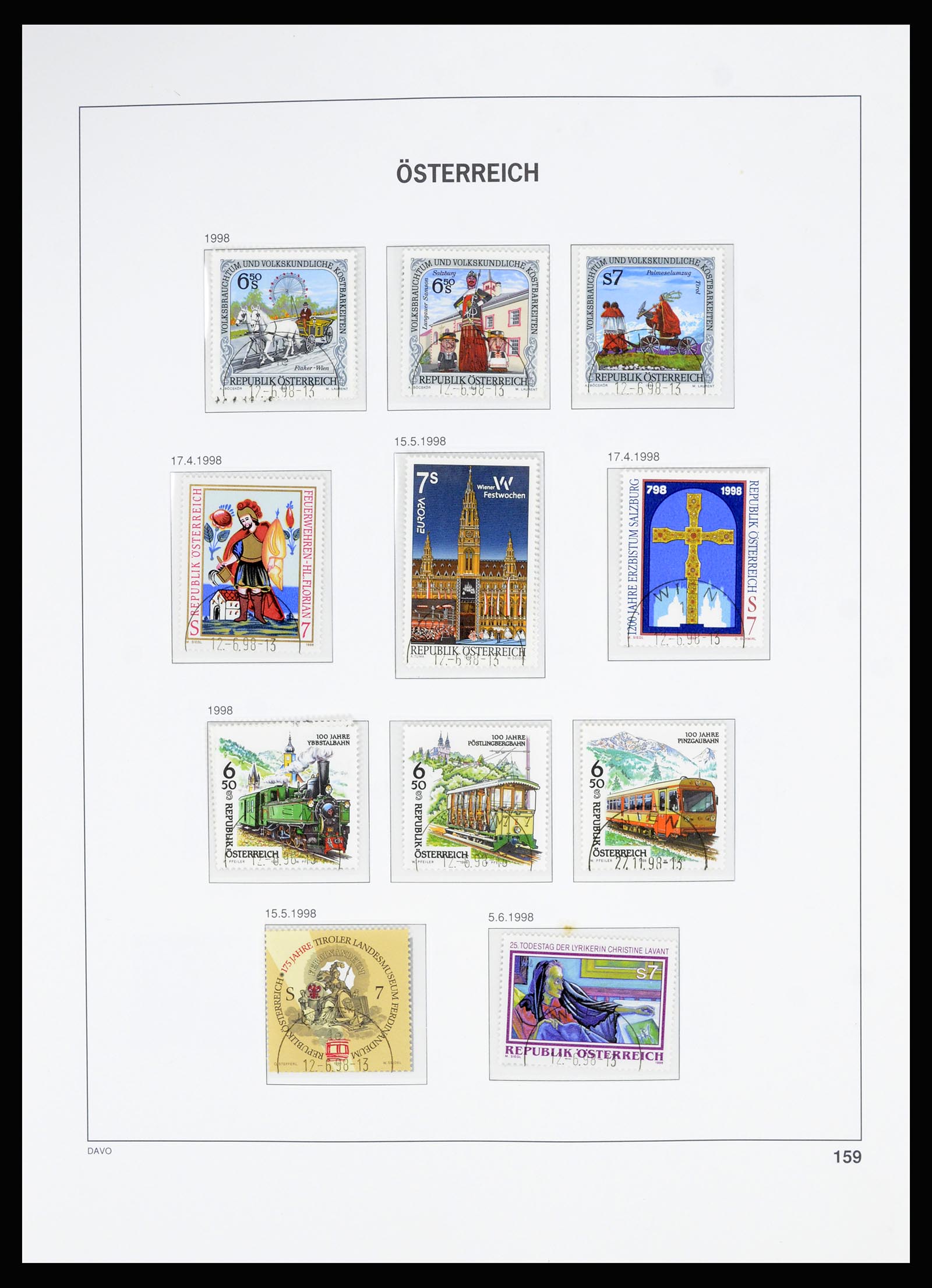 36885 224 - Stamp collection 36885 Austria 1850-2001.