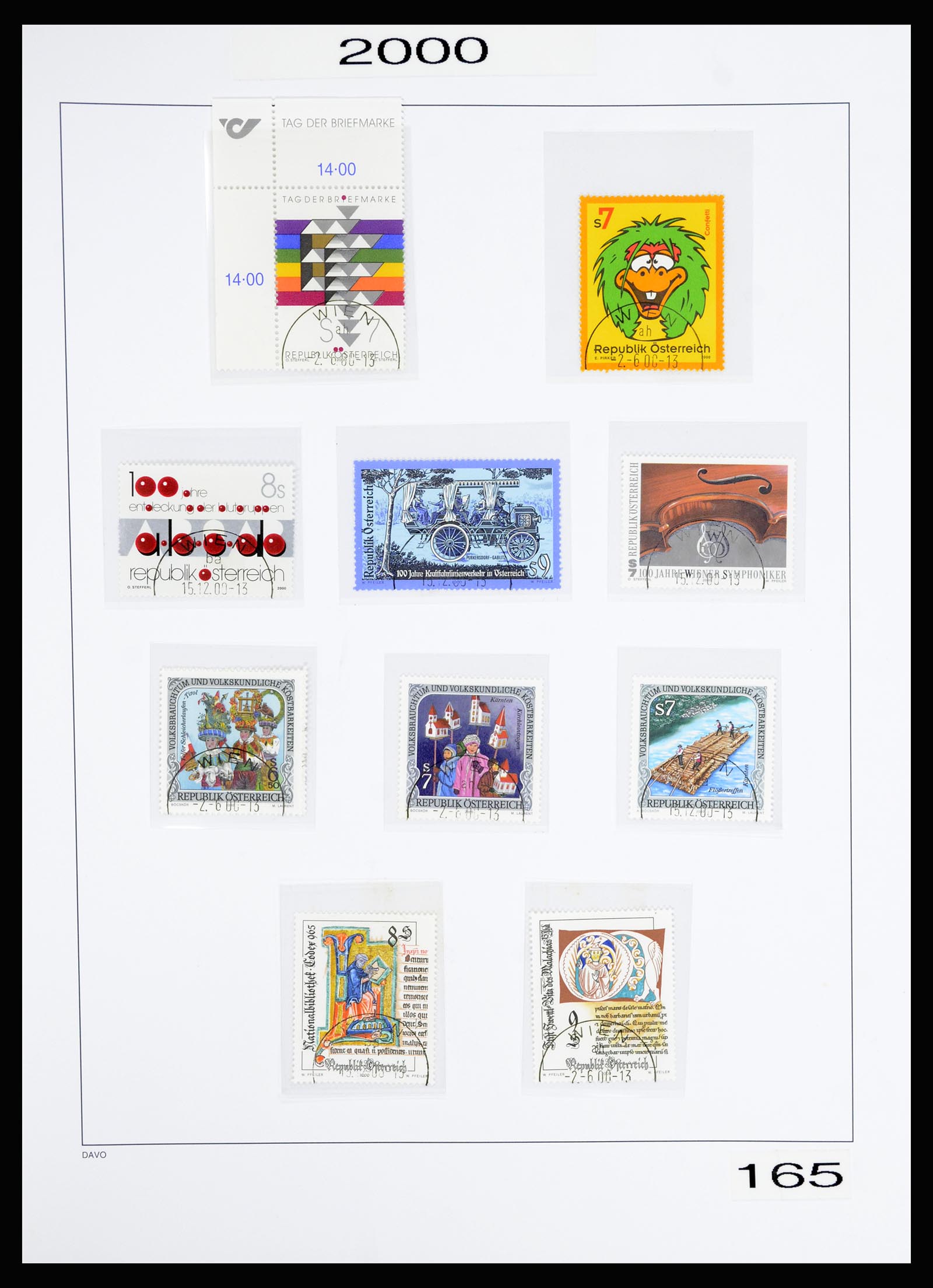 36885 230 - Postzegelverzameling 36885 Oostenrijk 1850-2001.