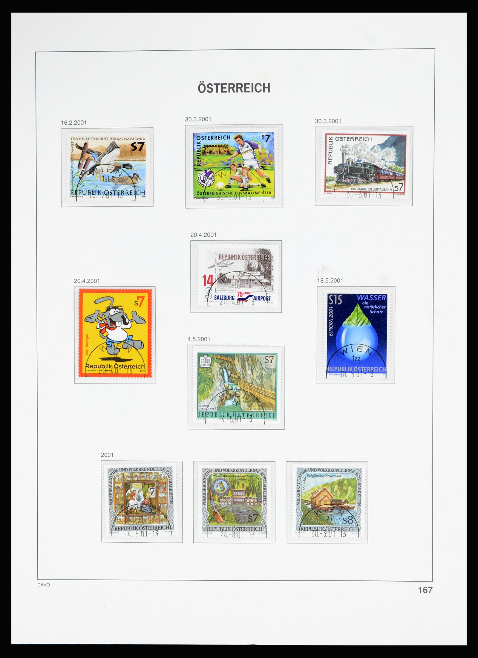 36885 232 - Stamp collection 36885 Austria 1850-2001.