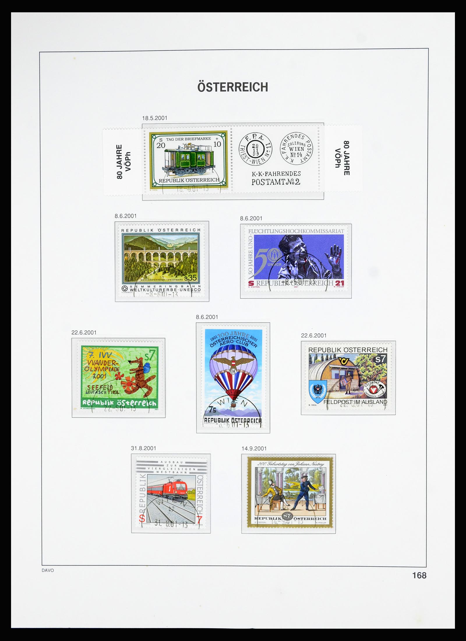 36885 233 - Postzegelverzameling 36885 Oostenrijk 1850-2001.