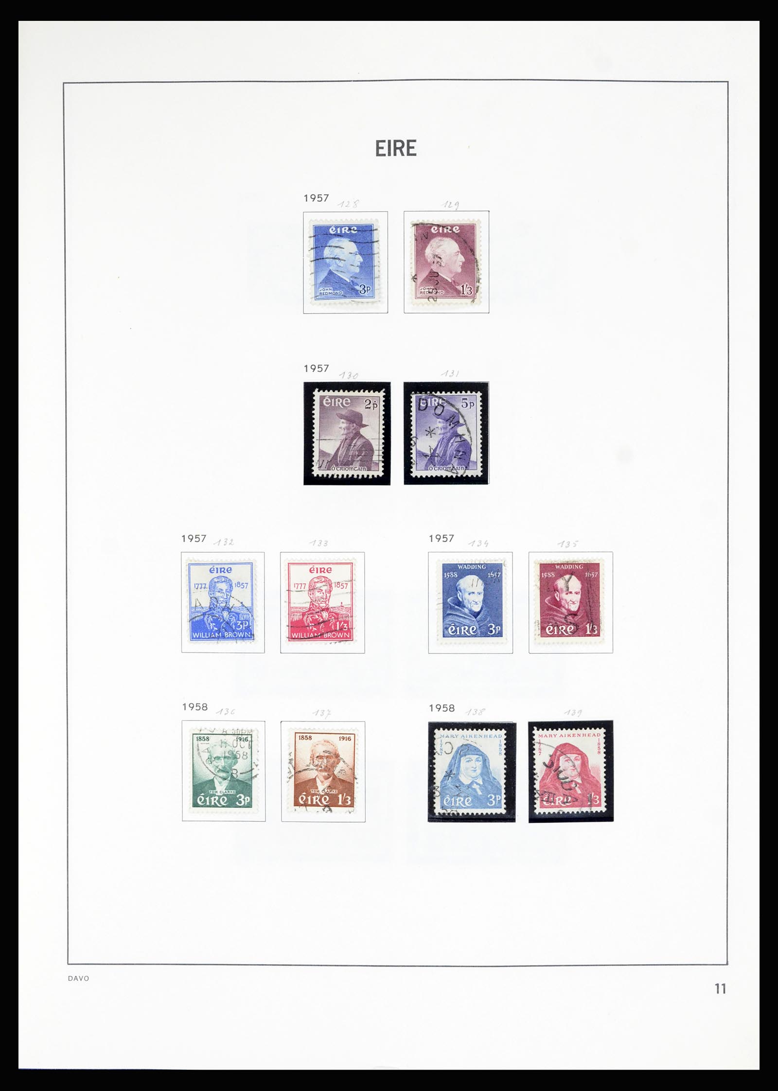 36889 011 - Postzegelverzameling 36889 Ierland en Kanaaleilanden 1922-1980.