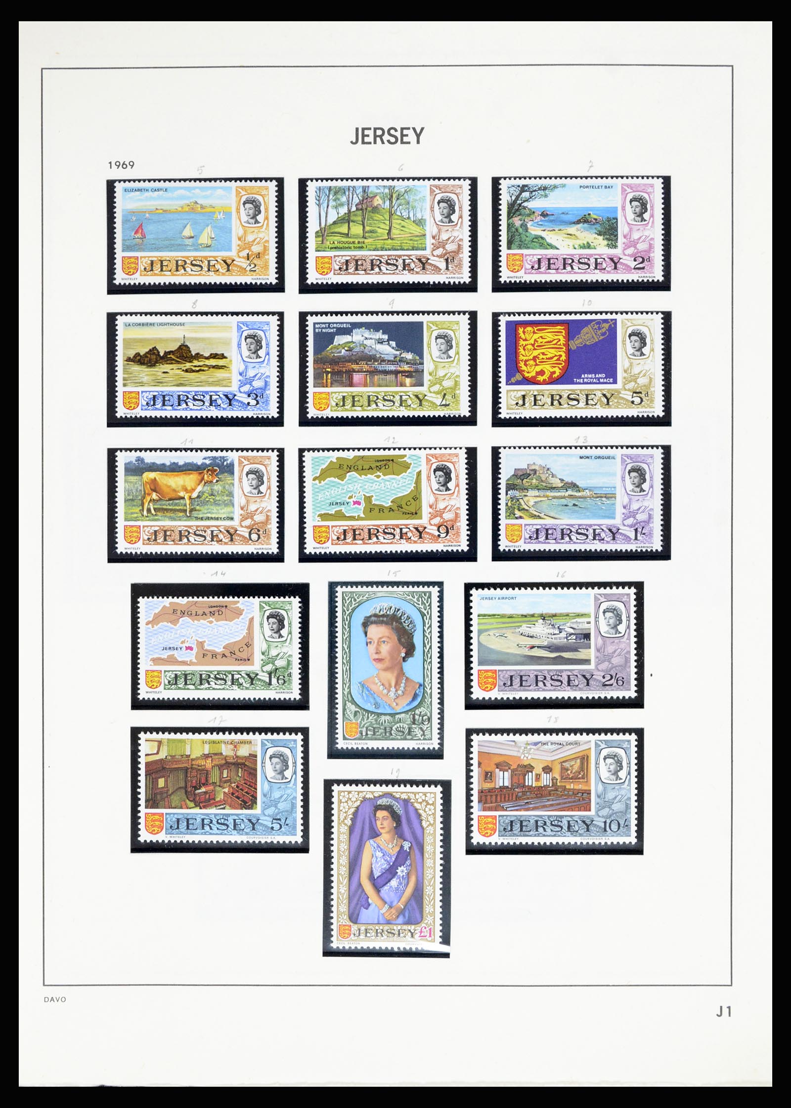 36889 070 - Postzegelverzameling 36889 Ierland en Kanaaleilanden 1922-1980.