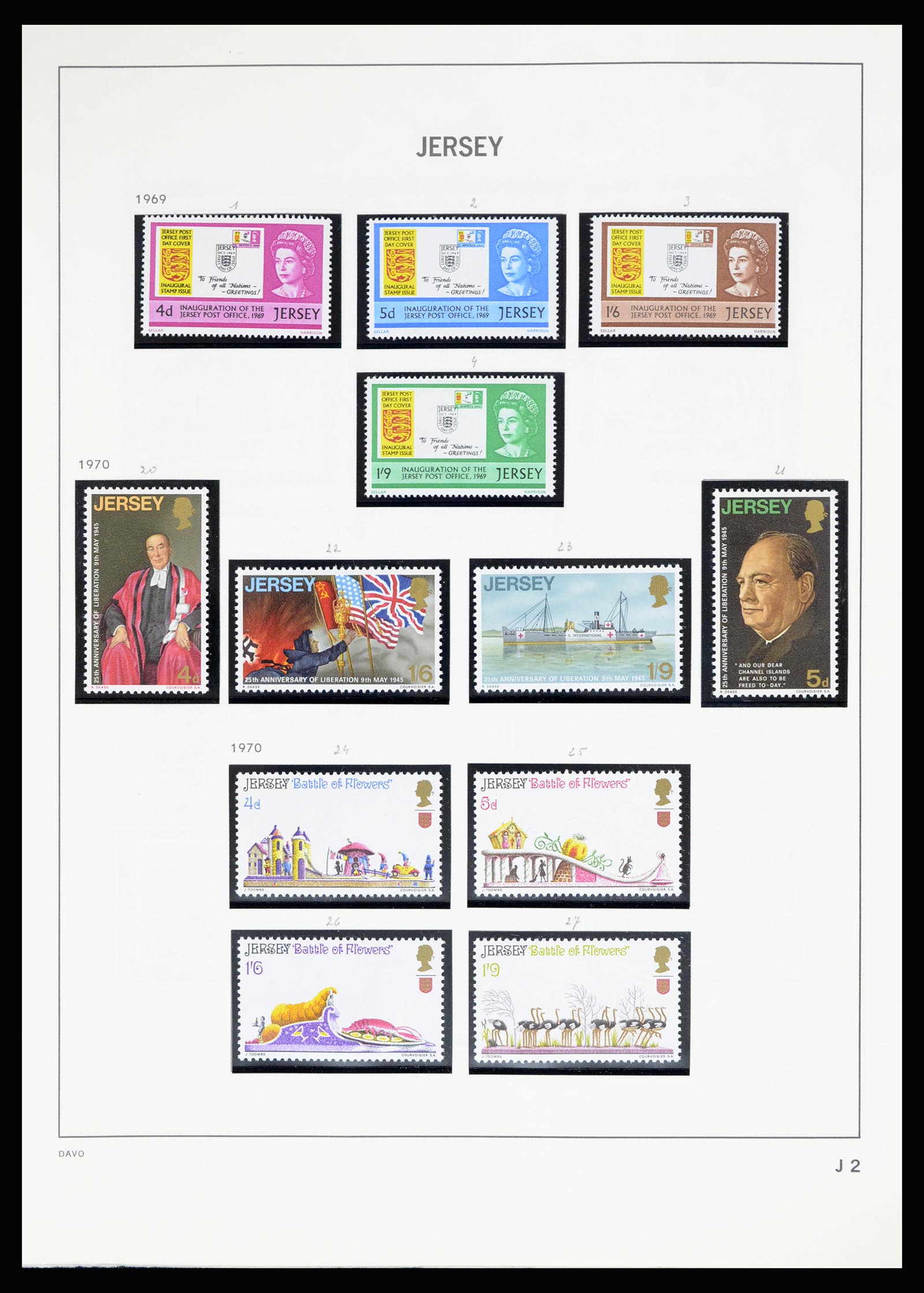 36889 071 - Postzegelverzameling 36889 Ierland en Kanaaleilanden 1922-1980.