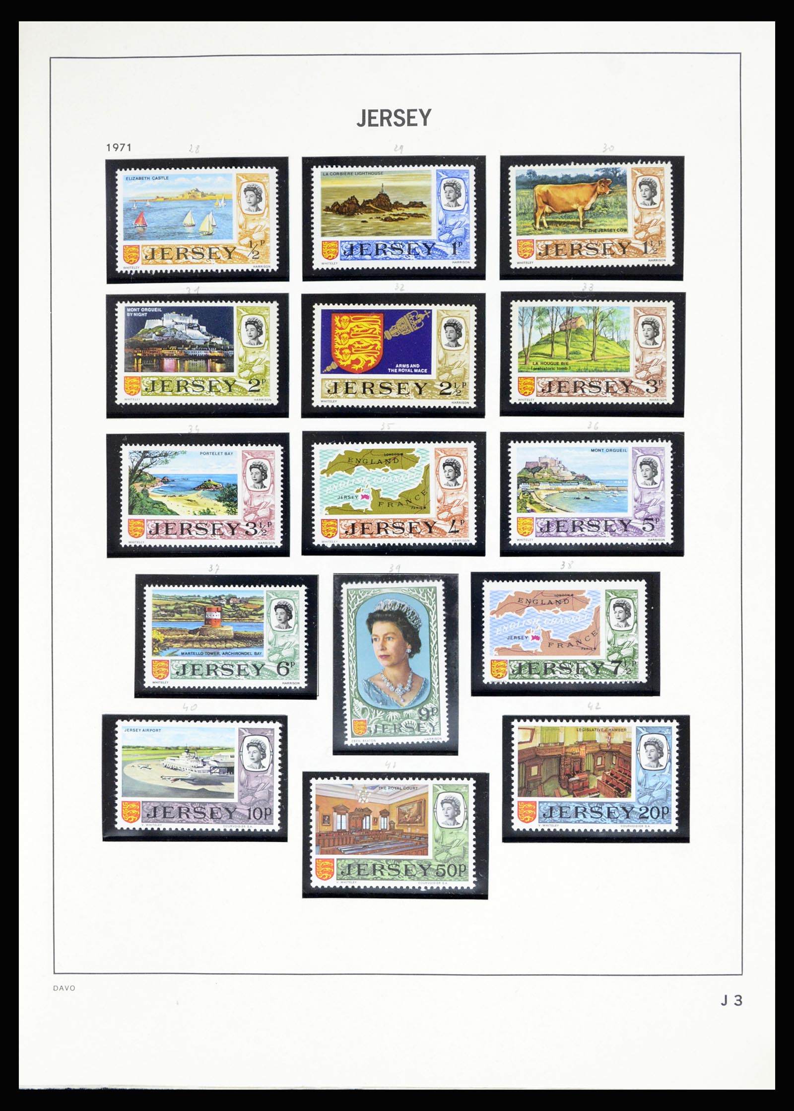 36889 072 - Postzegelverzameling 36889 Ierland en Kanaaleilanden 1922-1980.