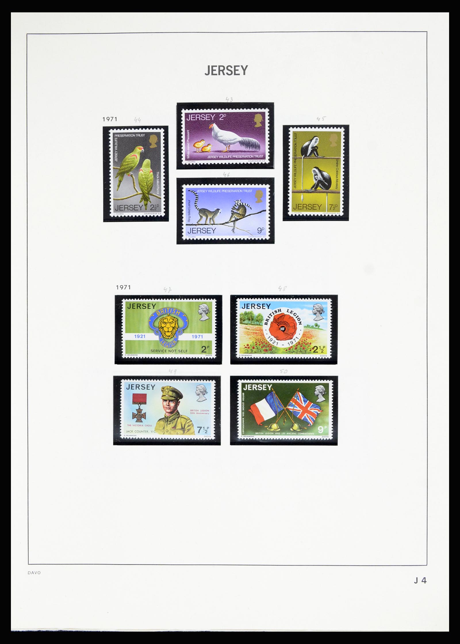 36889 073 - Postzegelverzameling 36889 Ierland en Kanaaleilanden 1922-1980.