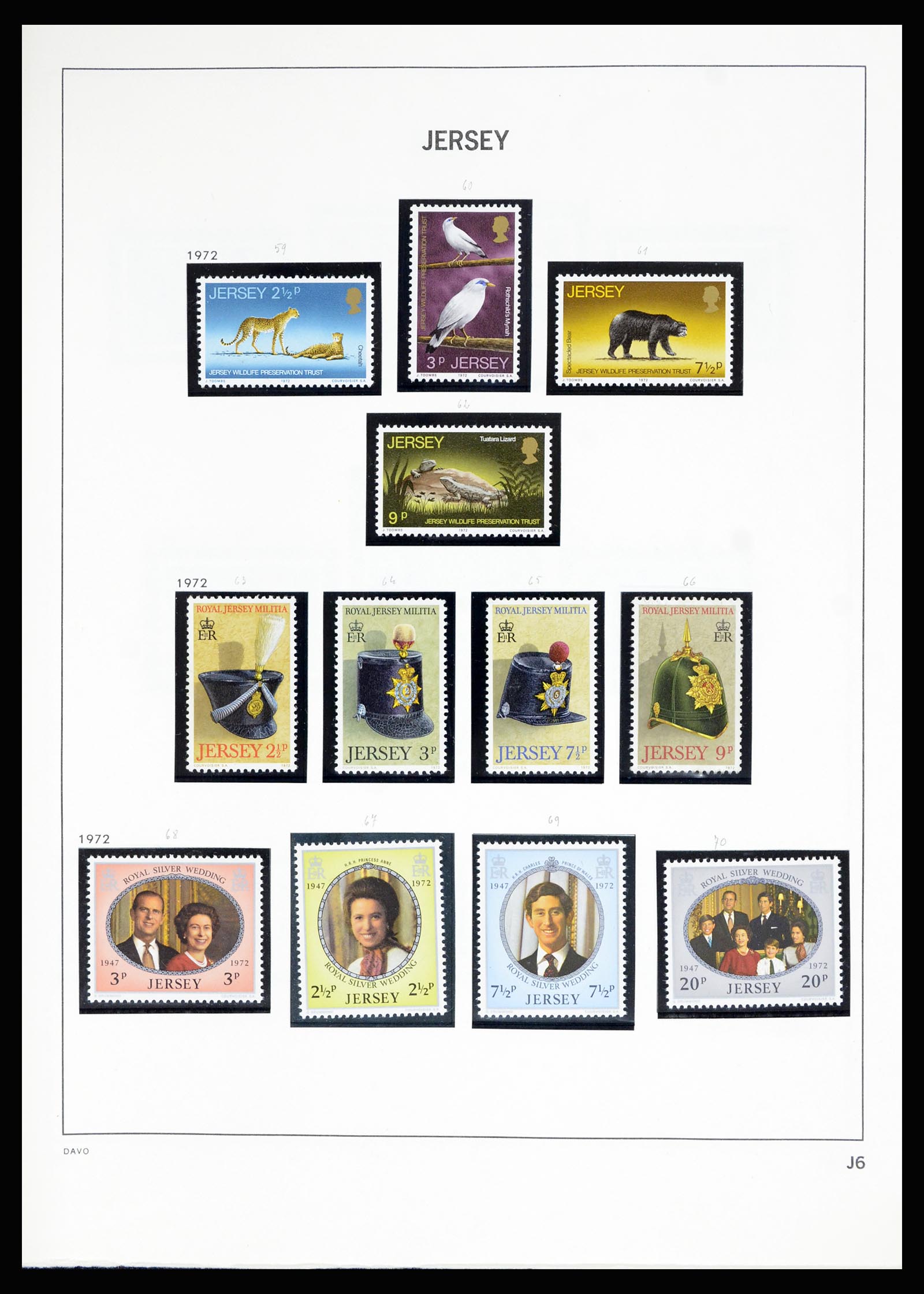 36889 075 - Postzegelverzameling 36889 Ierland en Kanaaleilanden 1922-1980.