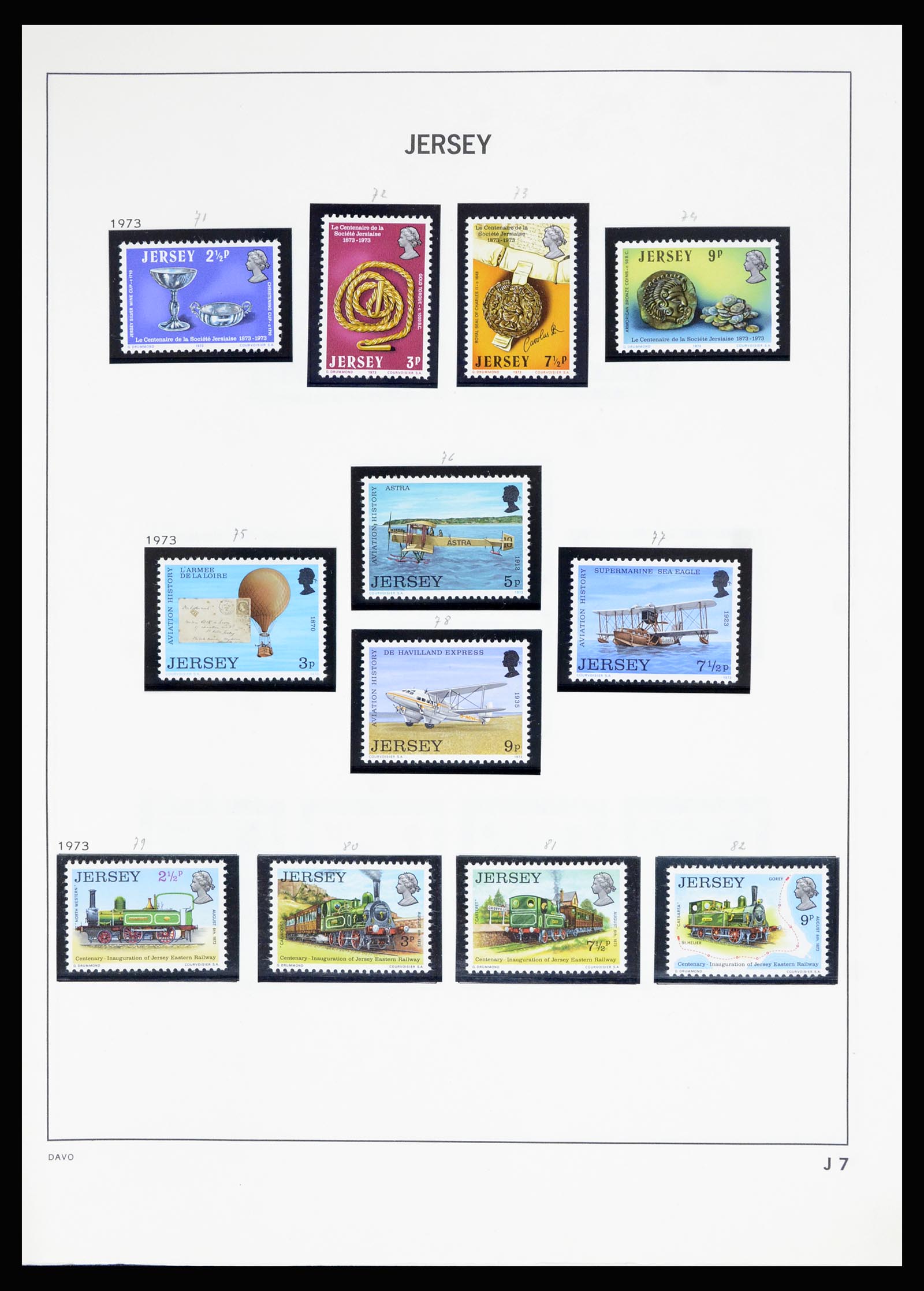 36889 076 - Postzegelverzameling 36889 Ierland en Kanaaleilanden 1922-1980.