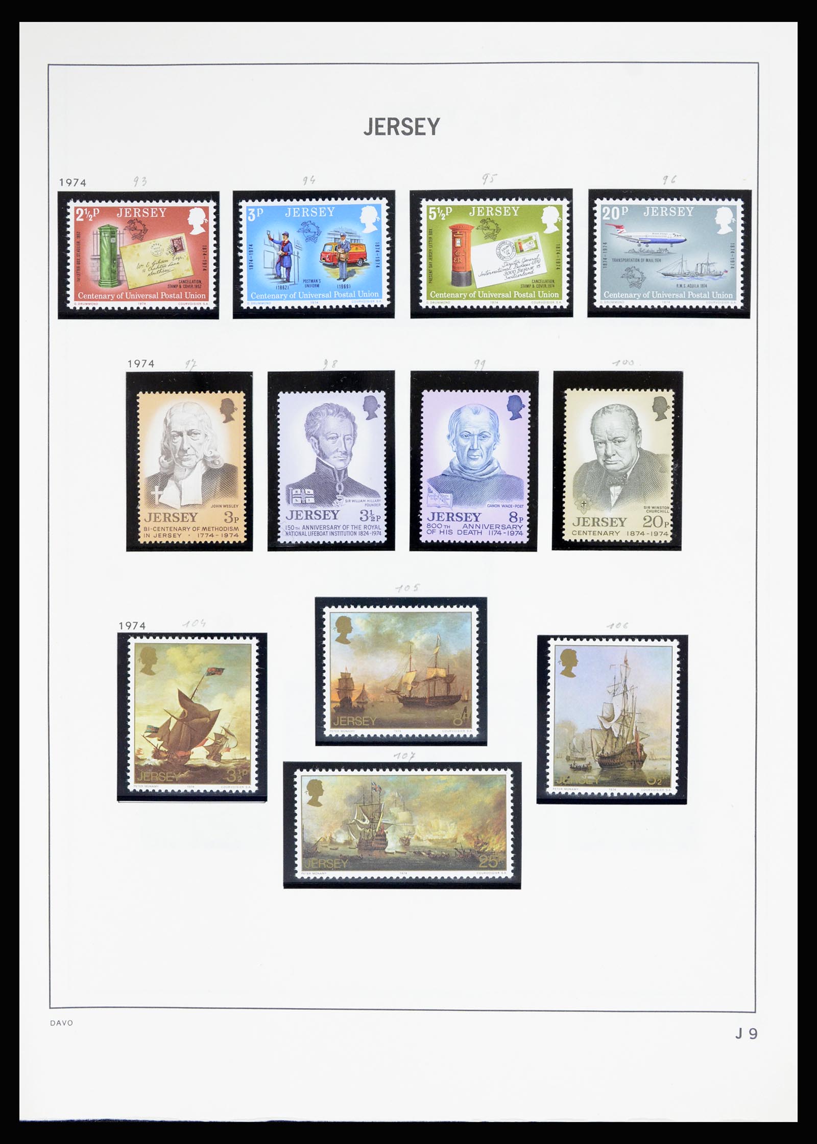 36889 078 - Postzegelverzameling 36889 Ierland en Kanaaleilanden 1922-1980.