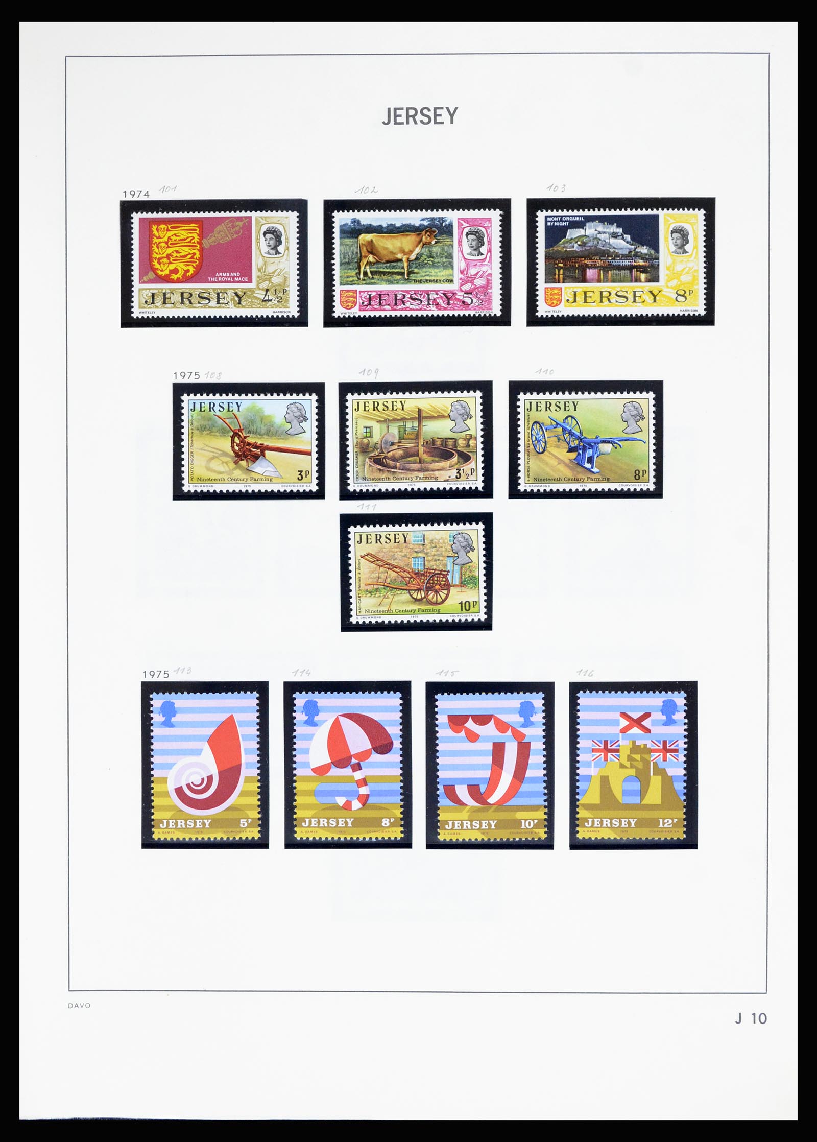 36889 079 - Postzegelverzameling 36889 Ierland en Kanaaleilanden 1922-1980.