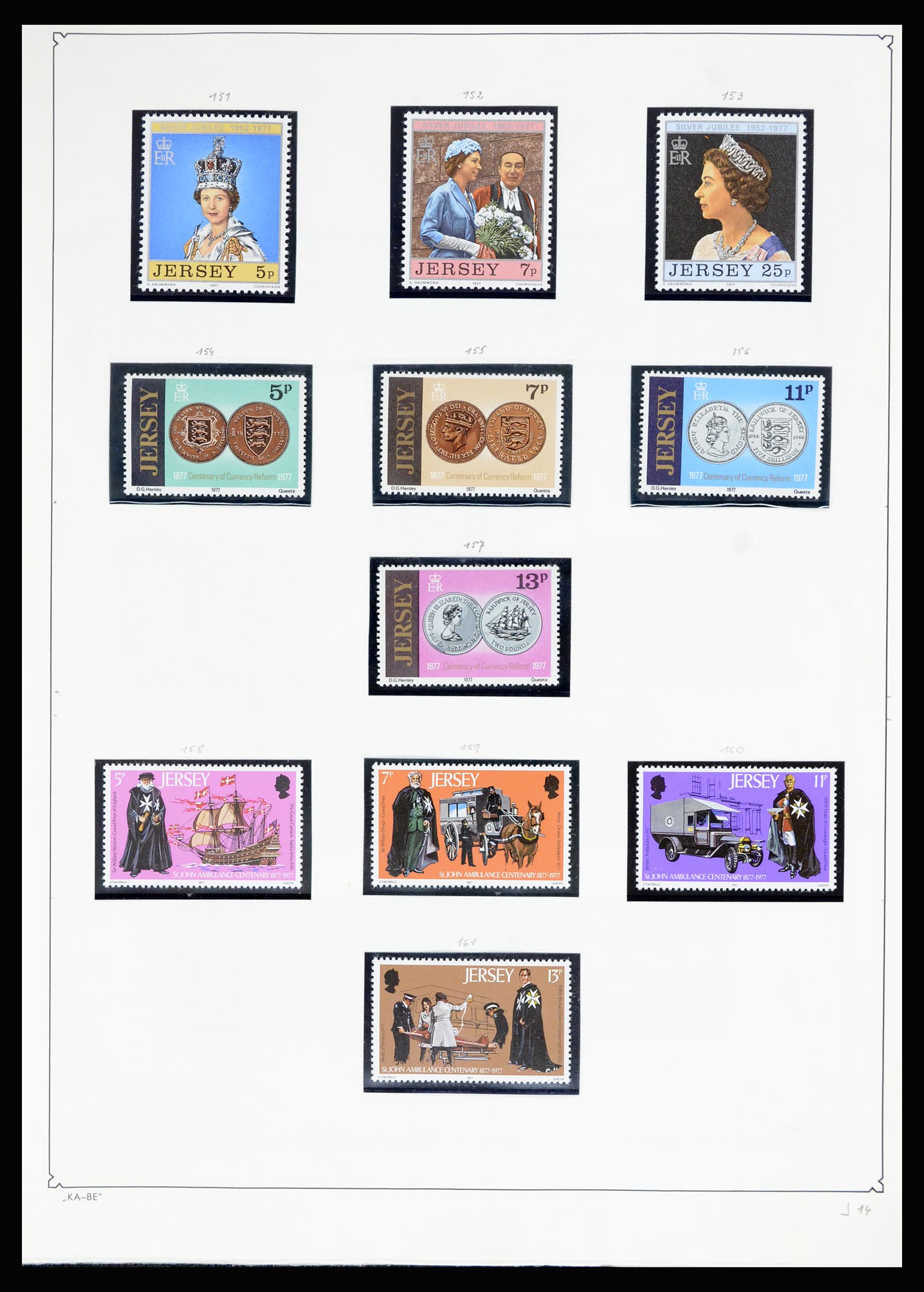 36889 083 - Postzegelverzameling 36889 Ierland en Kanaaleilanden 1922-1980.