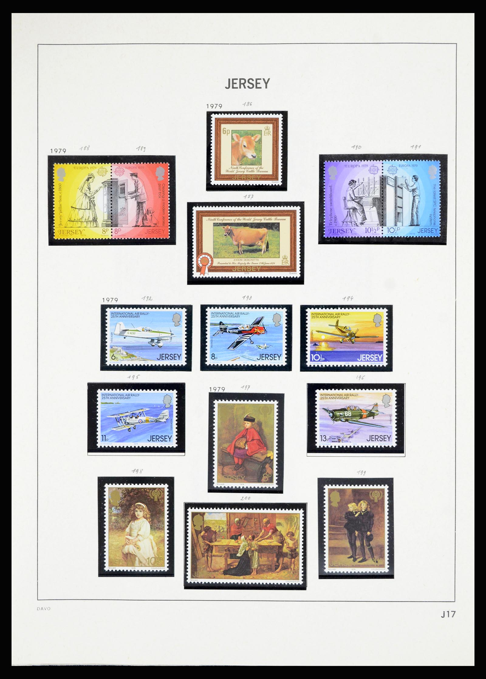 36889 086 - Postzegelverzameling 36889 Ierland en Kanaaleilanden 1922-1980.