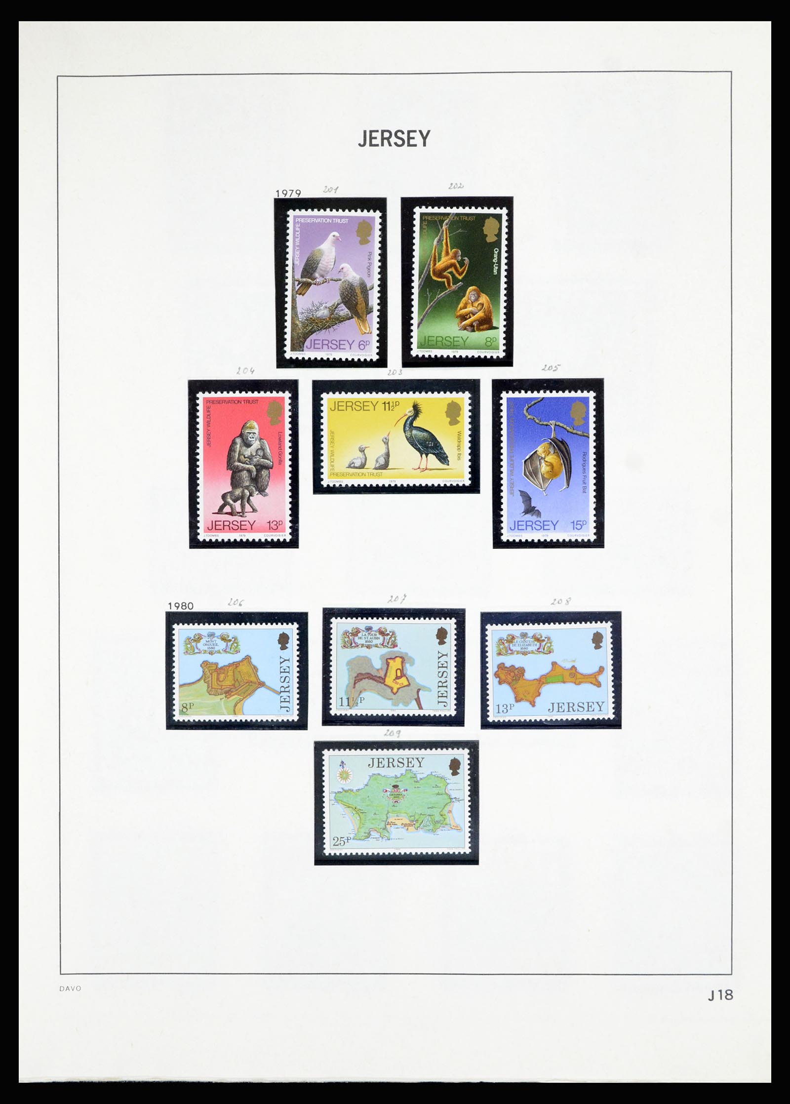 36889 087 - Postzegelverzameling 36889 Ierland en Kanaaleilanden 1922-1980.