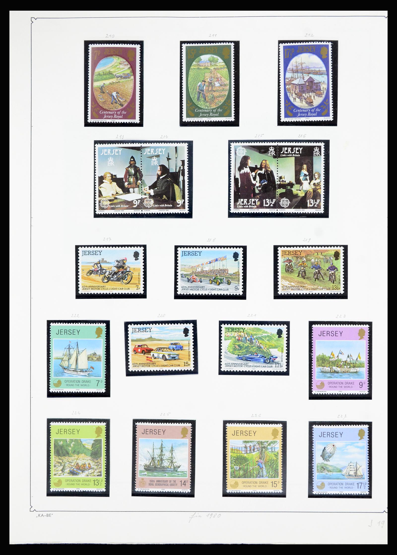 36889 088 - Postzegelverzameling 36889 Ierland en Kanaaleilanden 1922-1980.