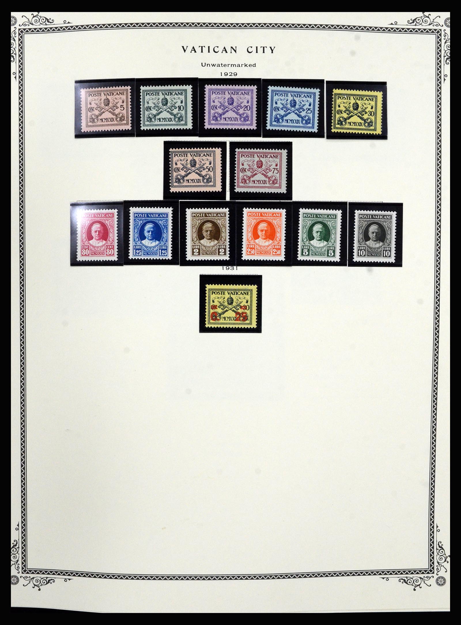 36891 001 - Postzegelverzameling 36891 Vaticaan 1929-1995.