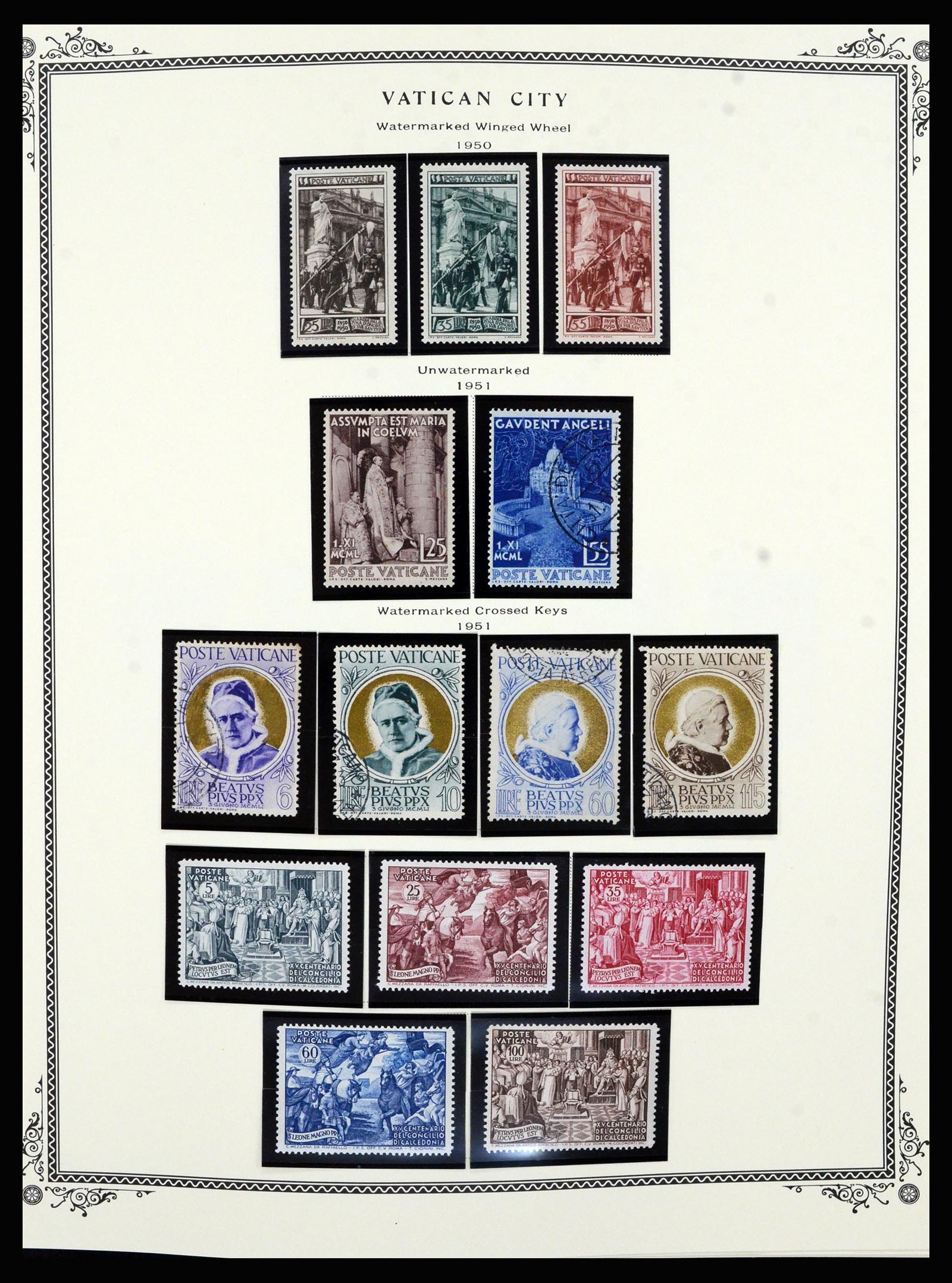 36891 009 - Postzegelverzameling 36891 Vaticaan 1929-1995.