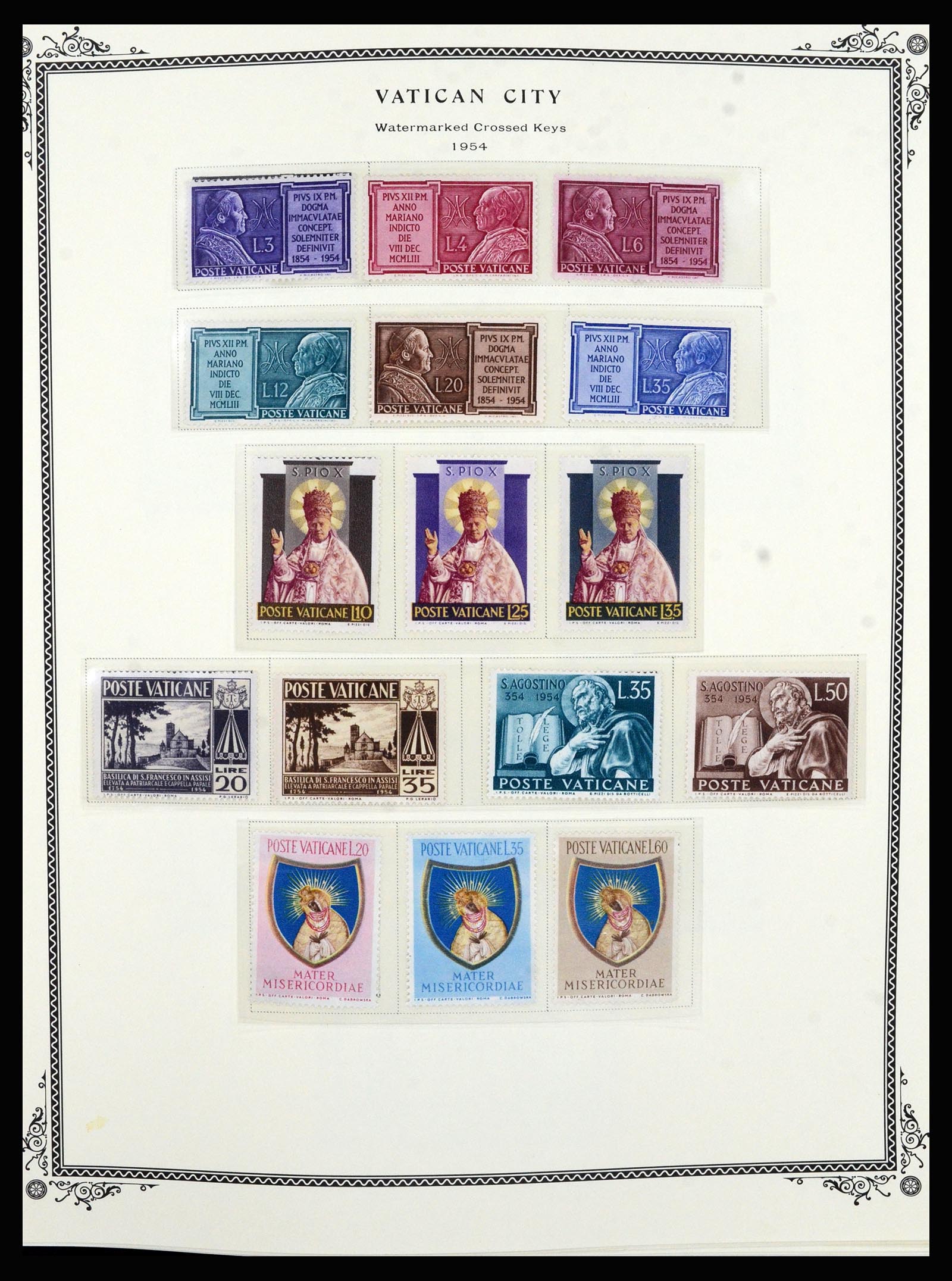 36891 013 - Postzegelverzameling 36891 Vaticaan 1929-1995.