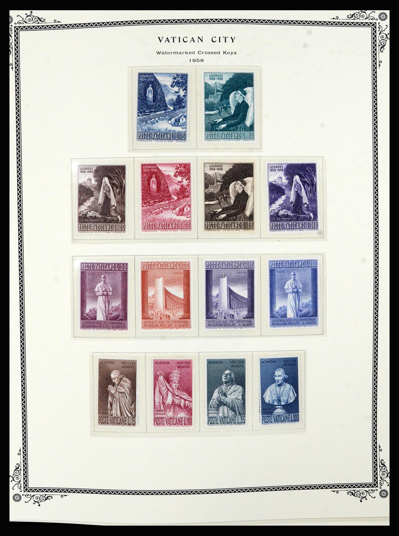 36891 017 - Postzegelverzameling 36891 Vaticaan 1929-1995.
