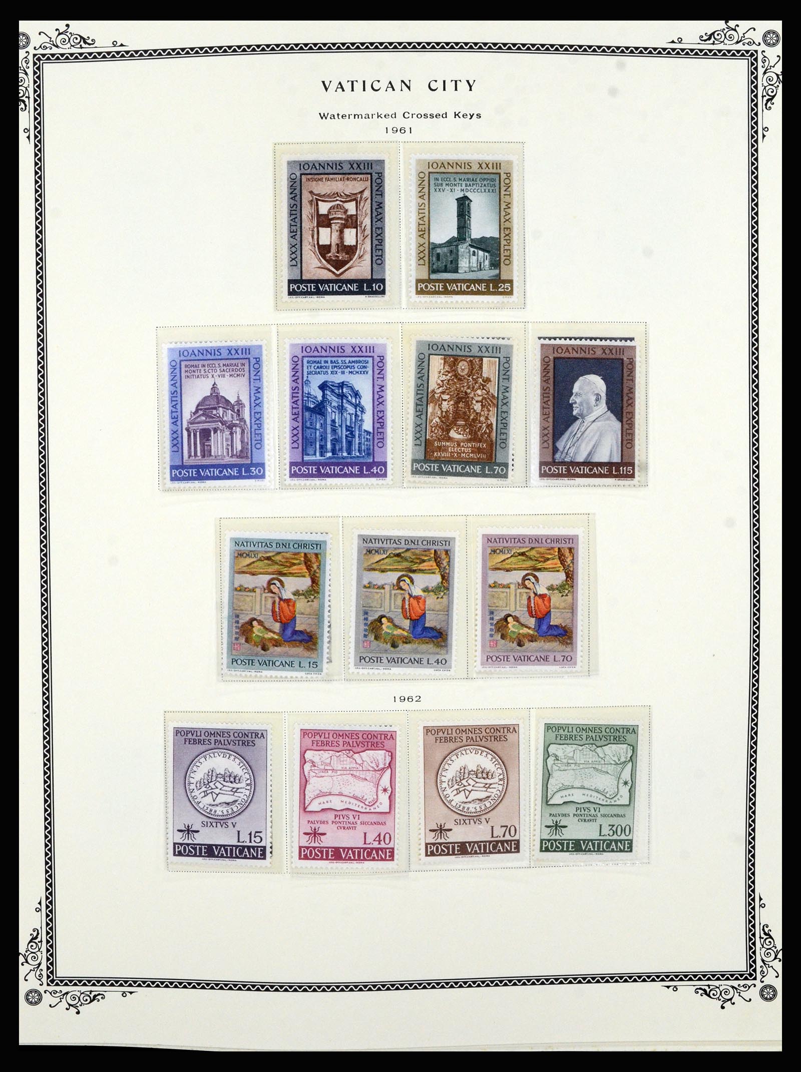36891 024 - Postzegelverzameling 36891 Vaticaan 1929-1995.