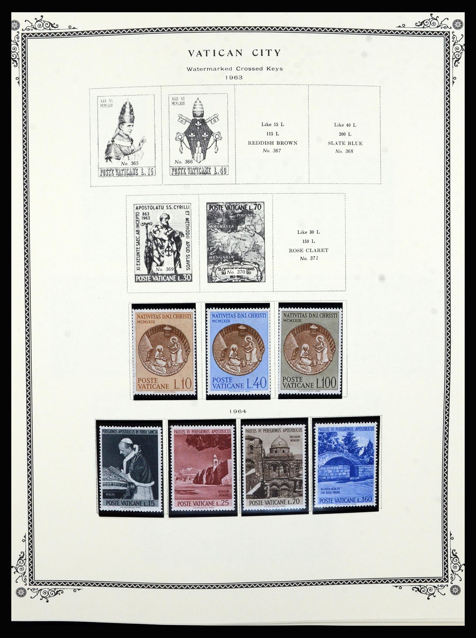 36891 028 - Postzegelverzameling 36891 Vaticaan 1929-1995.