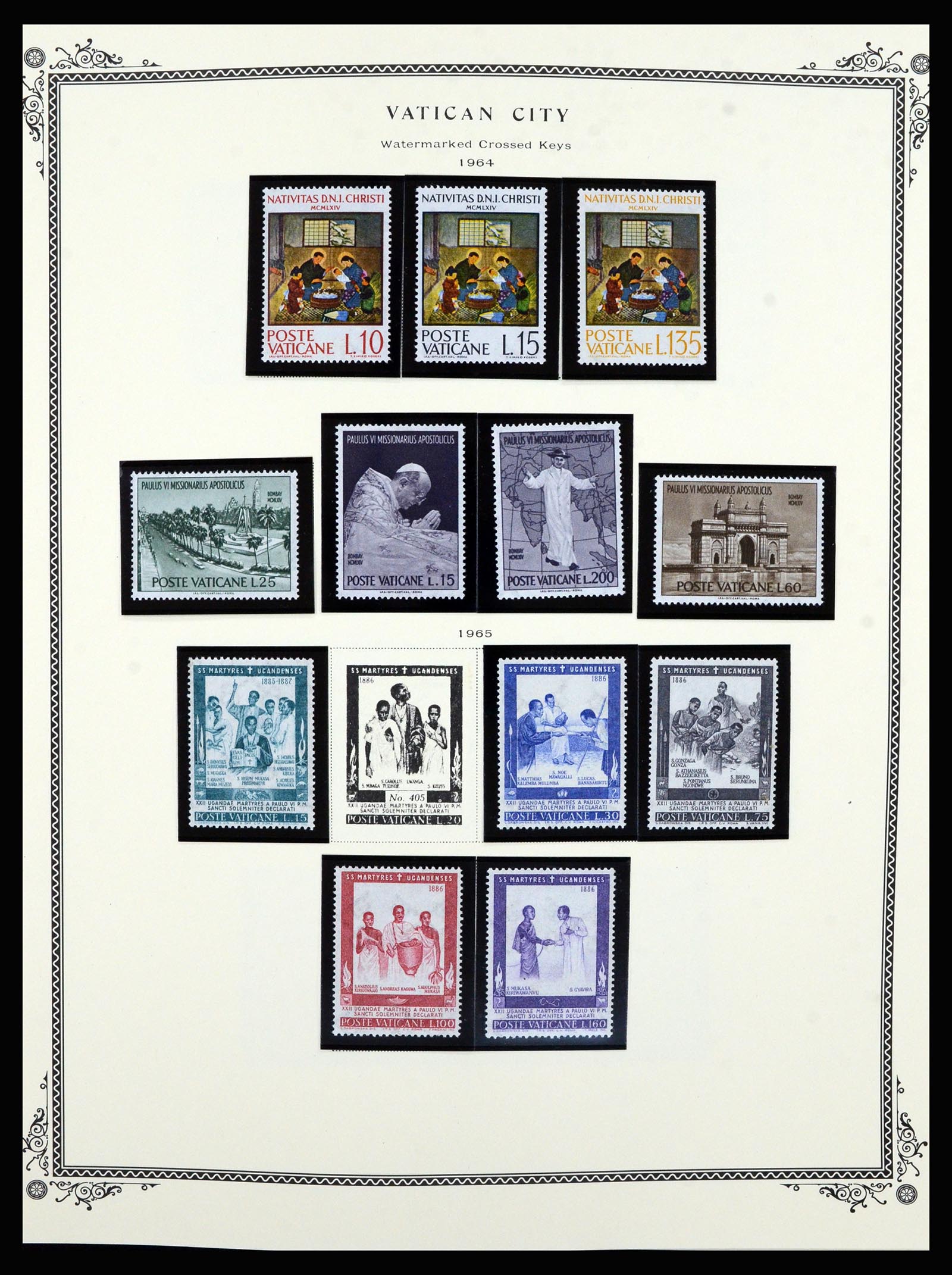 36891 030 - Postzegelverzameling 36891 Vaticaan 1929-1995.