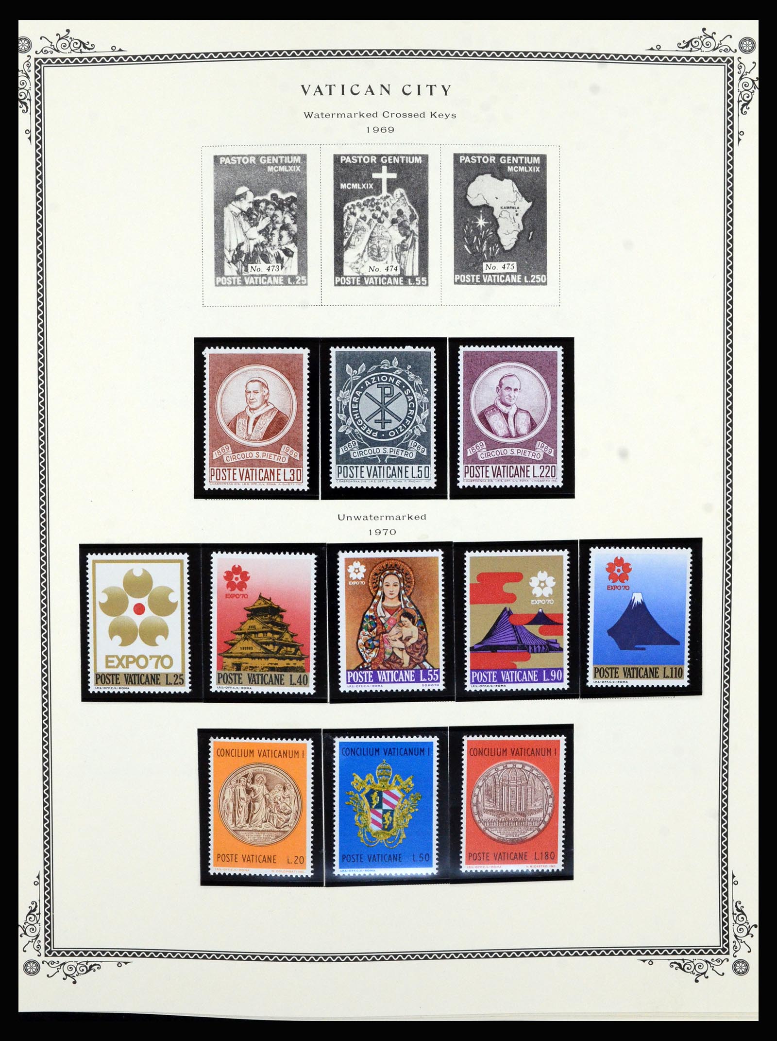 36891 036 - Postzegelverzameling 36891 Vaticaan 1929-1995.