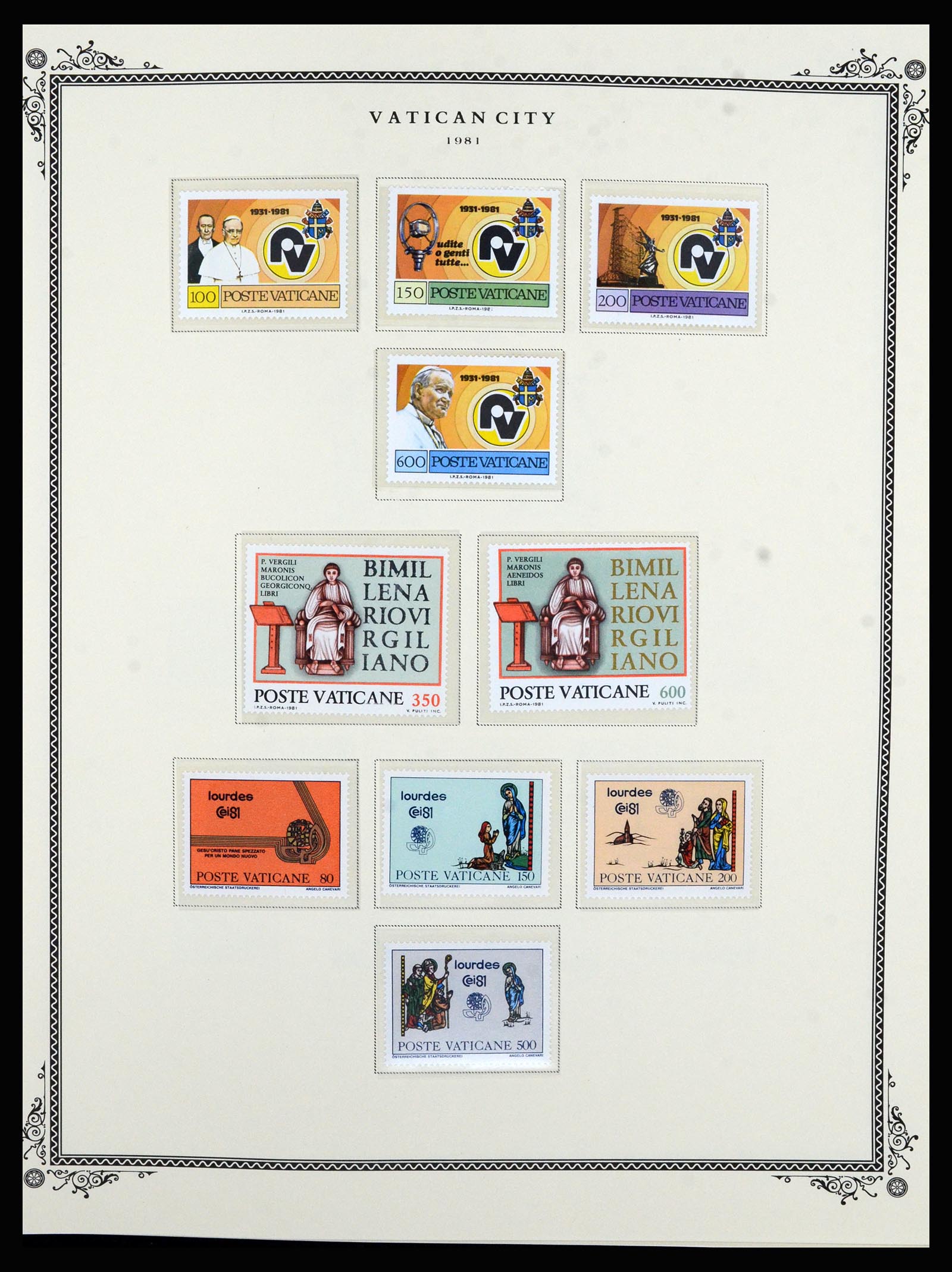 36891 055 - Postzegelverzameling 36891 Vaticaan 1929-1995.