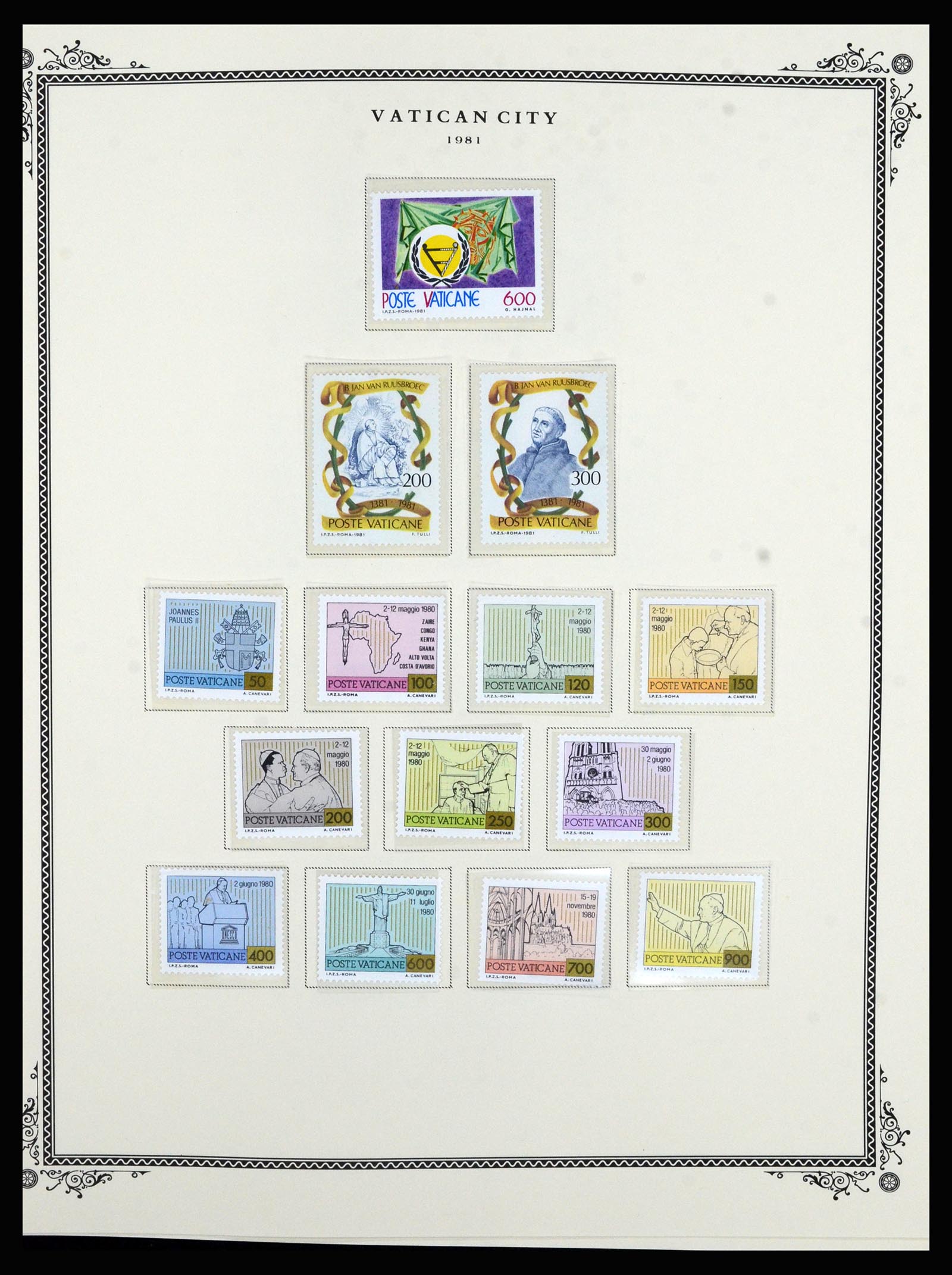 36891 056 - Postzegelverzameling 36891 Vaticaan 1929-1995.