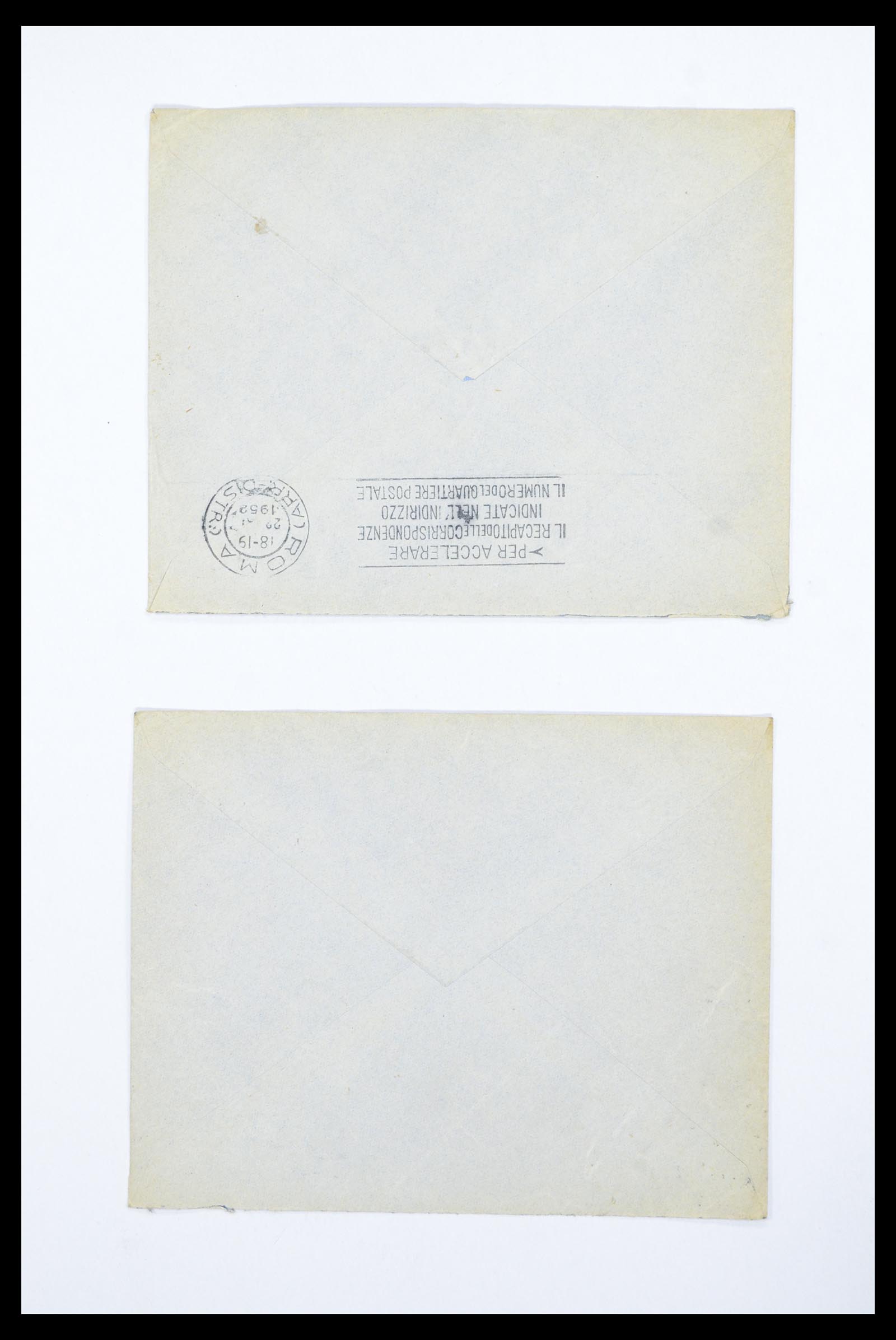 36894 006 - Postzegelverzameling 36894 Frankrik en koloniën brieven 1885-1950.