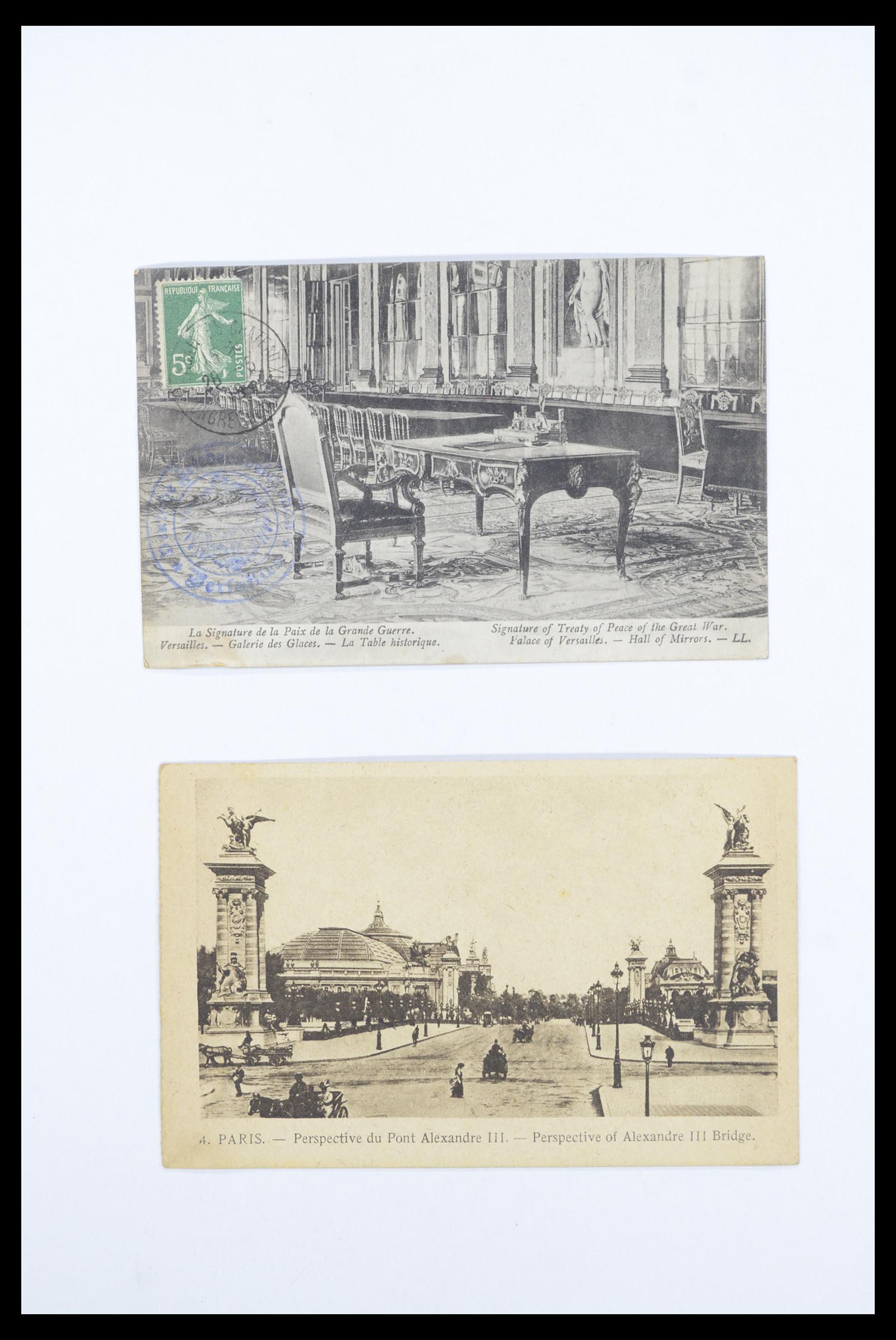 36894 026 - Postzegelverzameling 36894 Frankrik en koloniën brieven 1885-1950.